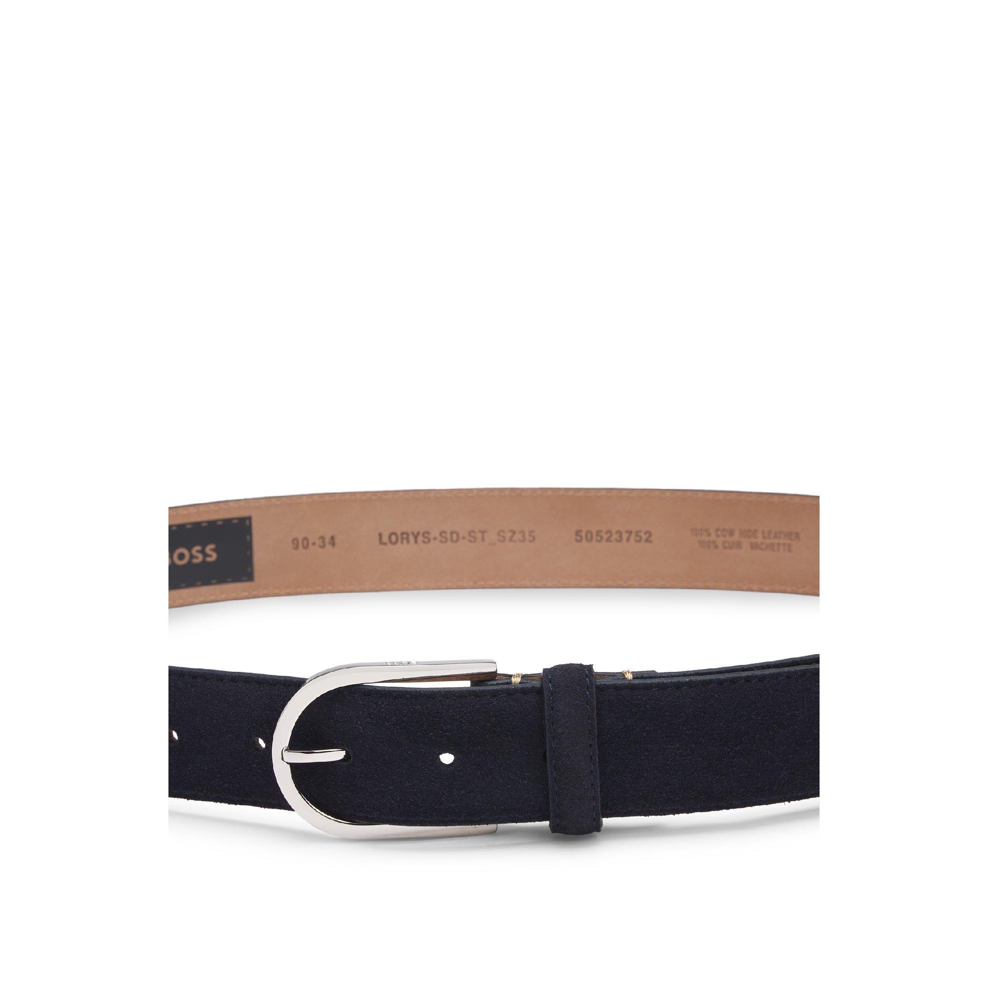 Blue - Boss - Lorys-Sd-St Sz35 10243436 01 Leather Belt Mens - 3
