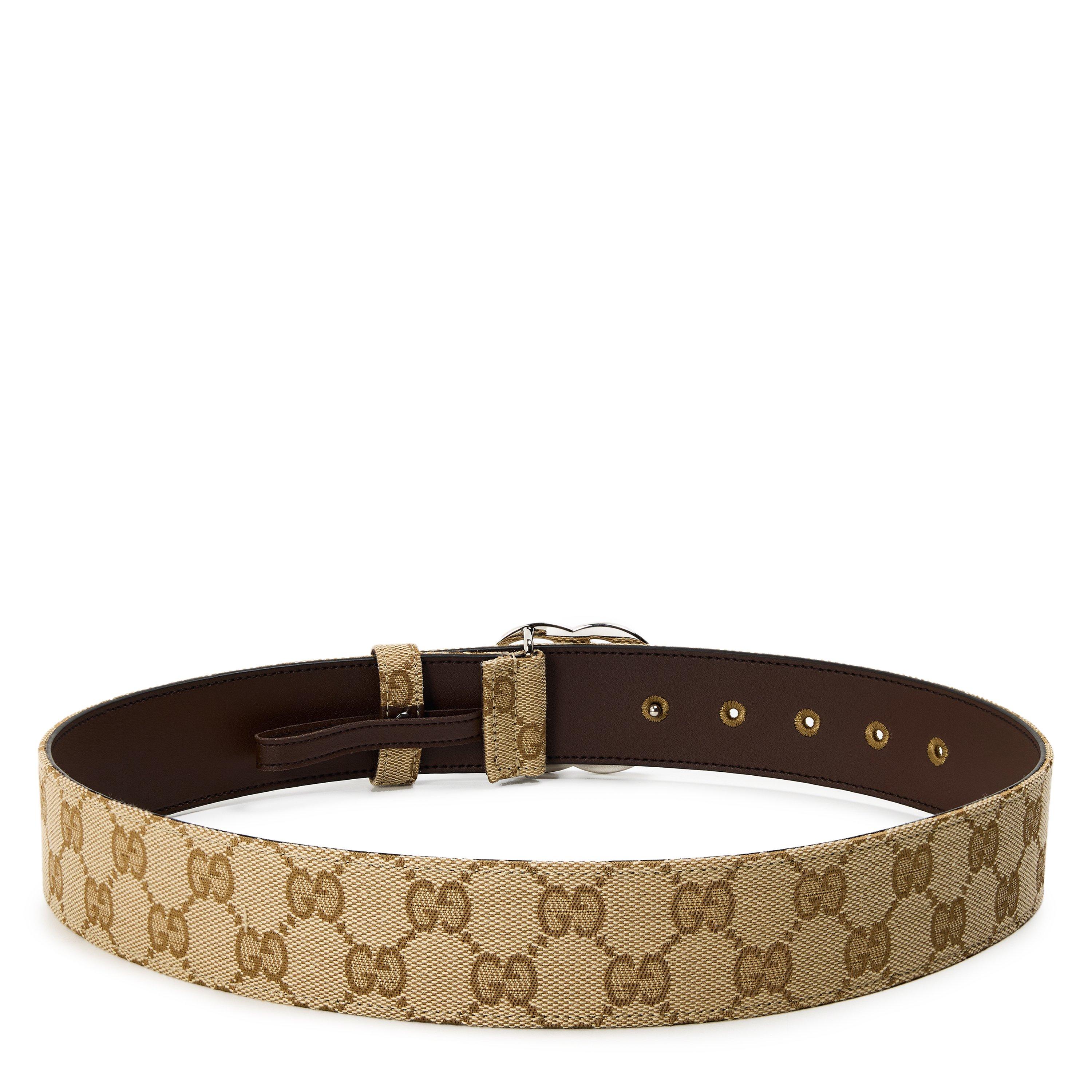 Sand - Gucci - Gucci Flat GG Belt Sn62 - 2