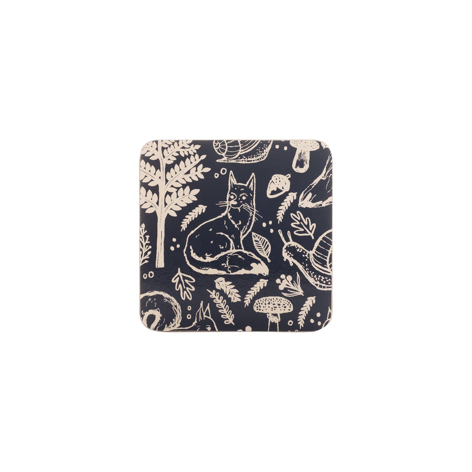 Multi - Price and Kensington - Woodland placemat and coaster 8pce set - 3