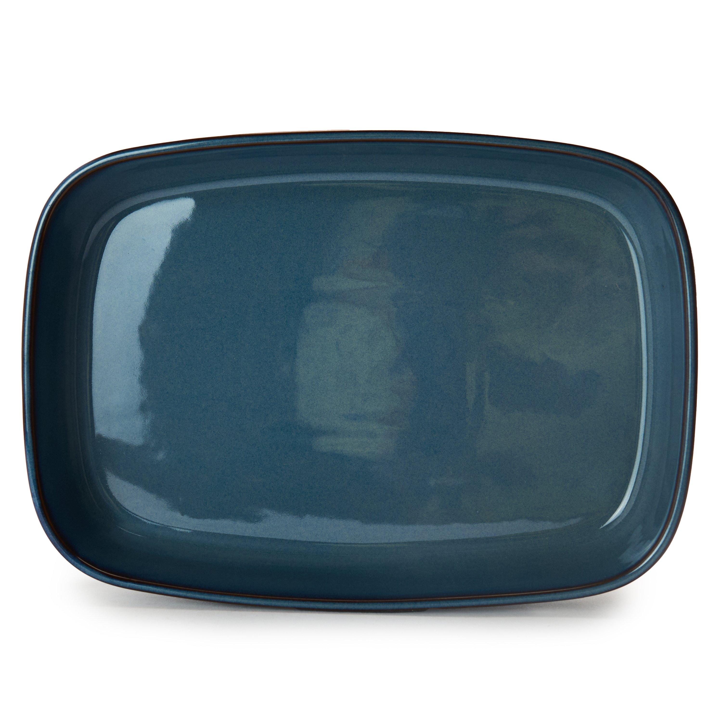 Blue - Mason Cash - Reactive blue rectangle dish 1X21X6CM - 1