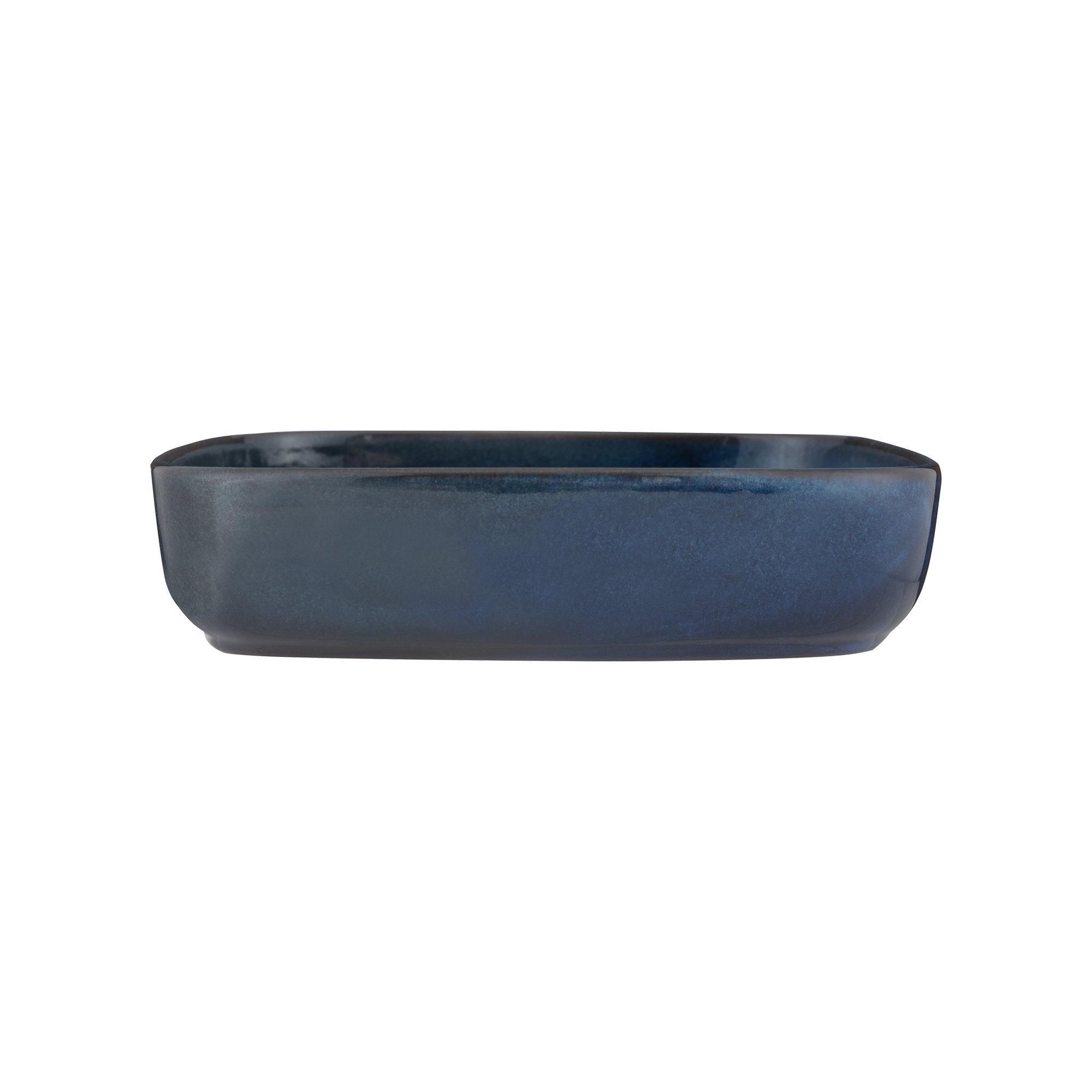 Blue - Mason Cash - Reactive blue rectangle dish 23X17.5X5.5CM - 1