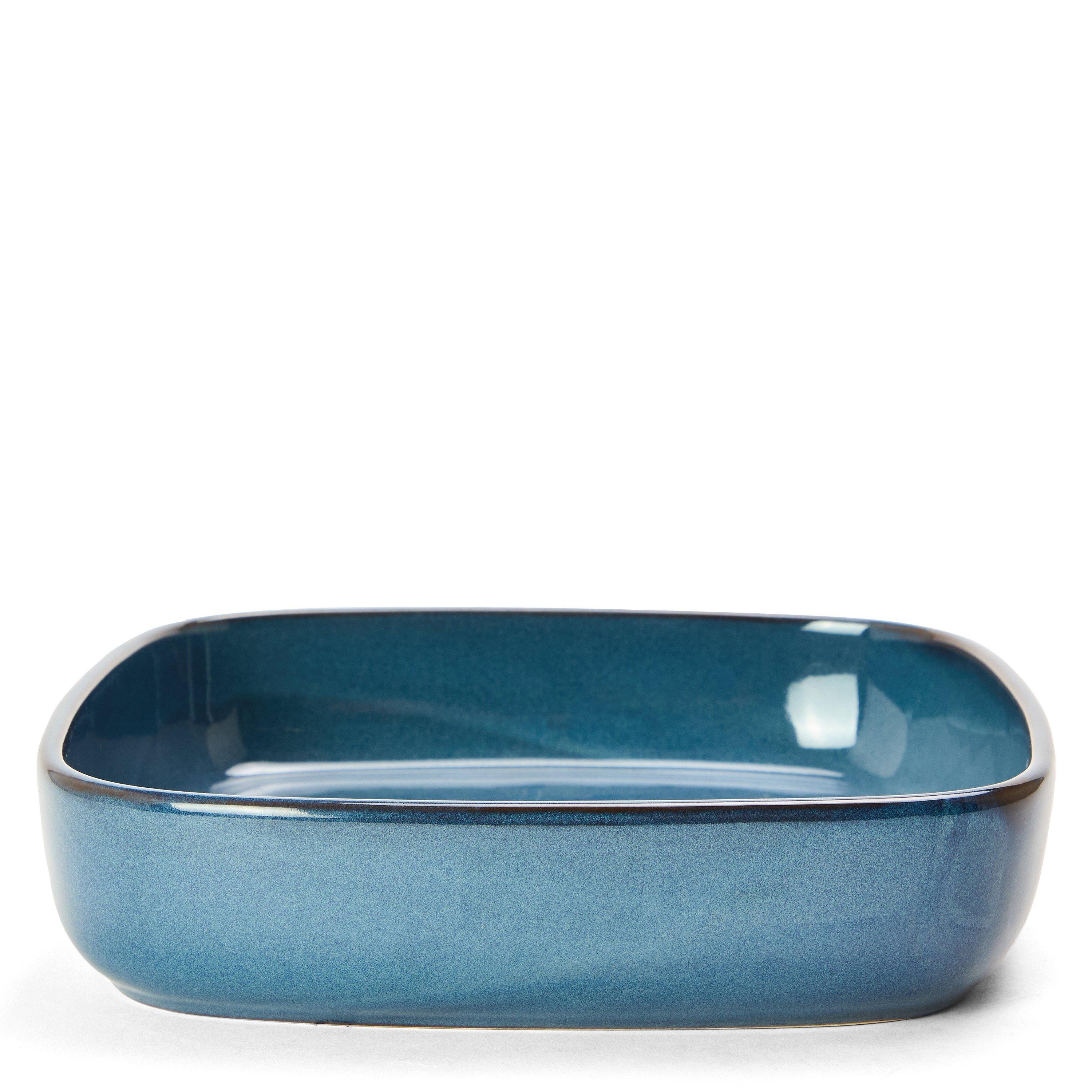 Blue - Mason Cash - Reactive blue square dish 24X24X5.5CM - 2