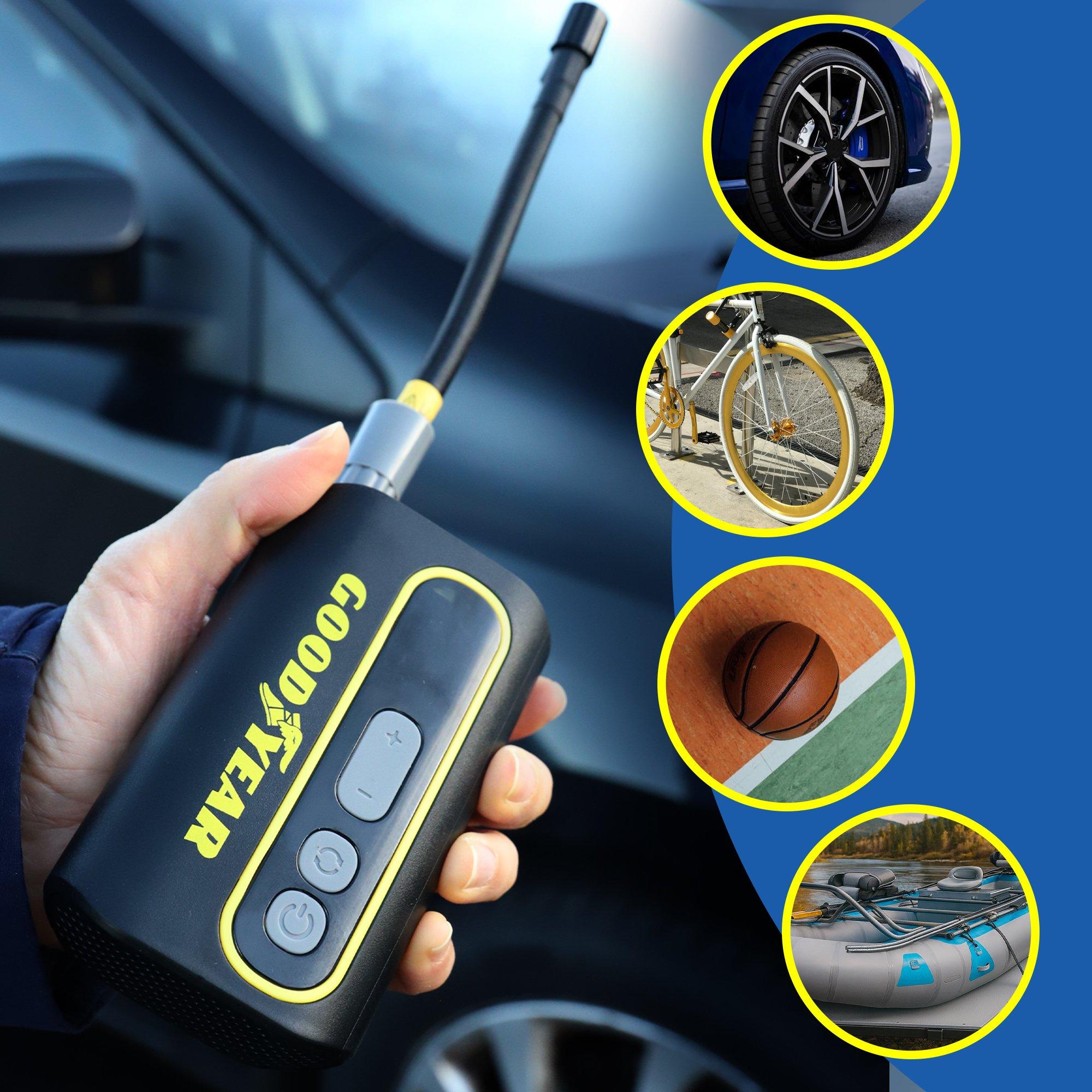 Negro - Goodyear - Goodyear Cordless Tyre Inflator - 6