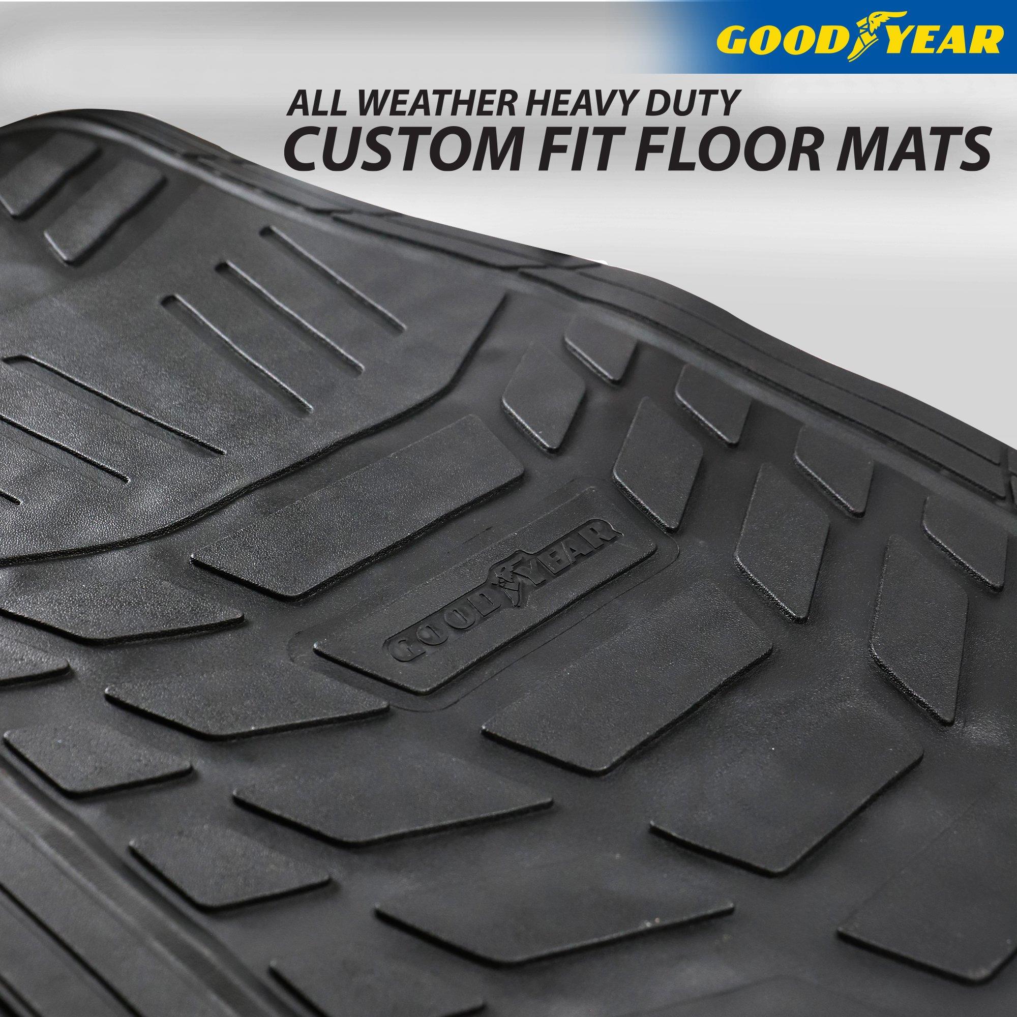 Sort - Goodyear - Goodyear 4 Piece Heavy Duty Rubber Car Mats - 6
