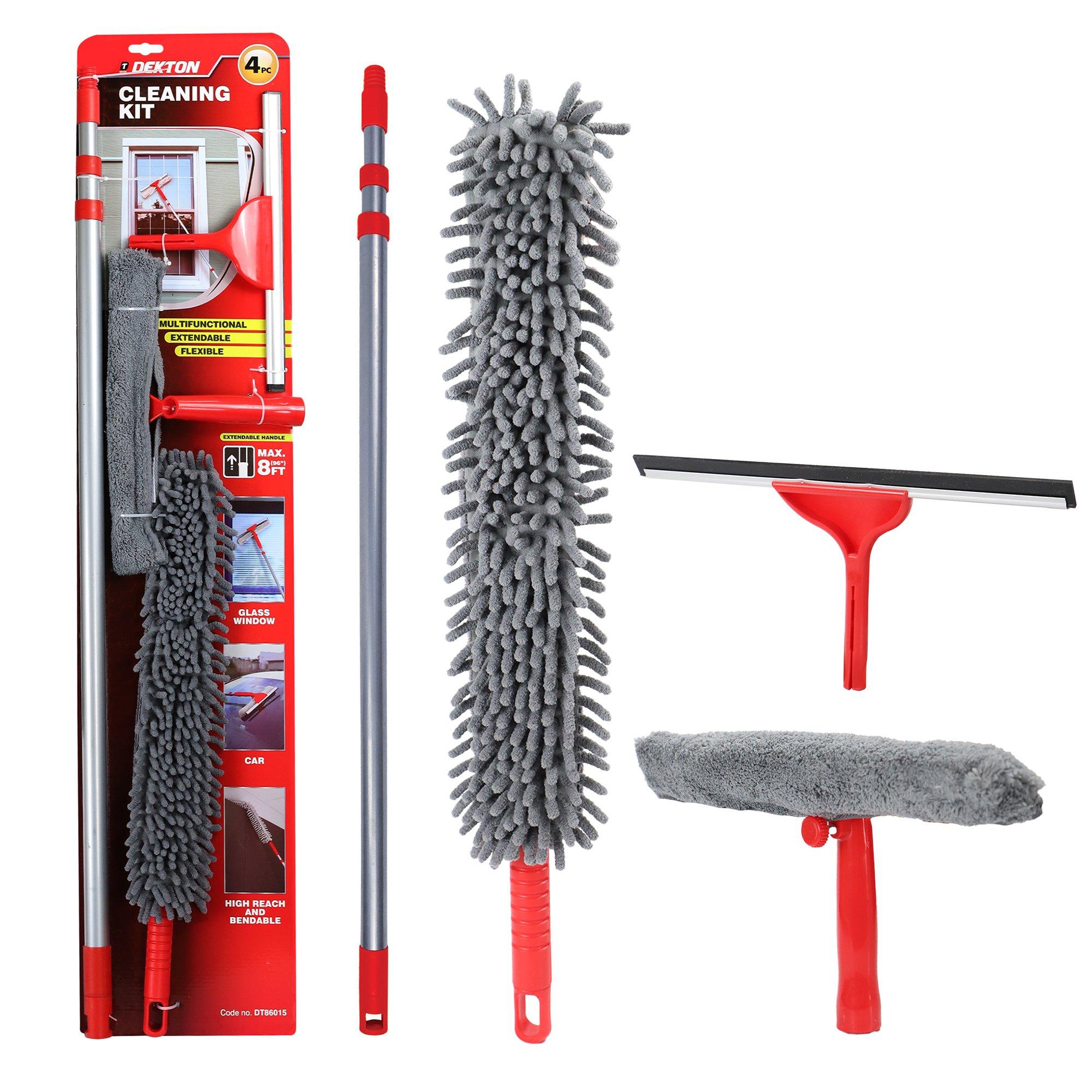 Red & Grey - Dekton - Dekton 4 Pc Cleaning Kit - 1