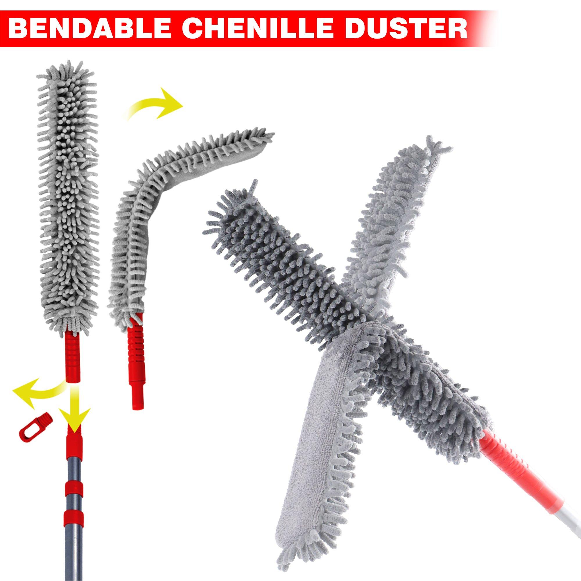 Red & Grey - Dekton - Dekton 4 Pc Cleaning Kit - 3