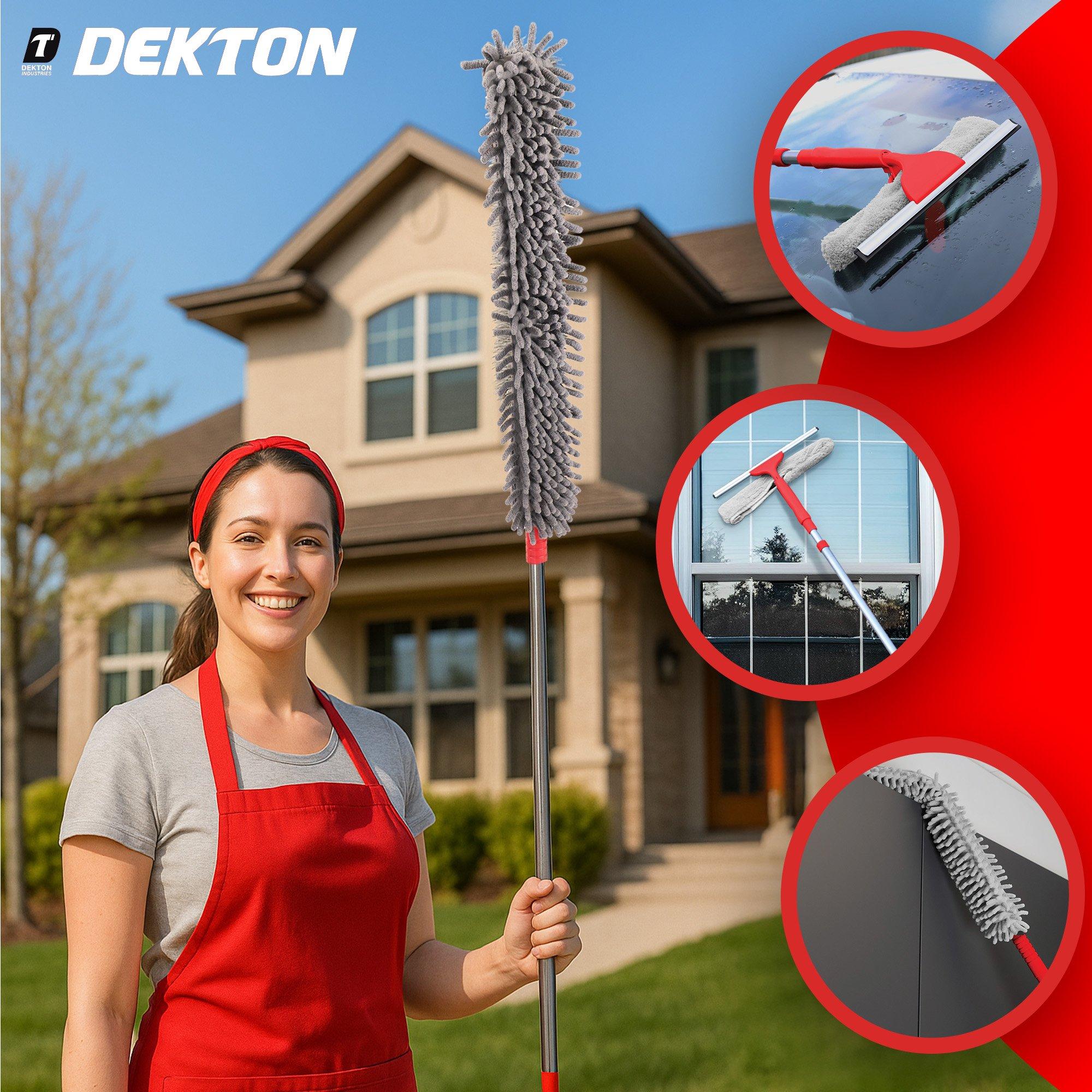 Red & Grey - Dekton - Dekton 4 Pc Cleaning Kit - 5