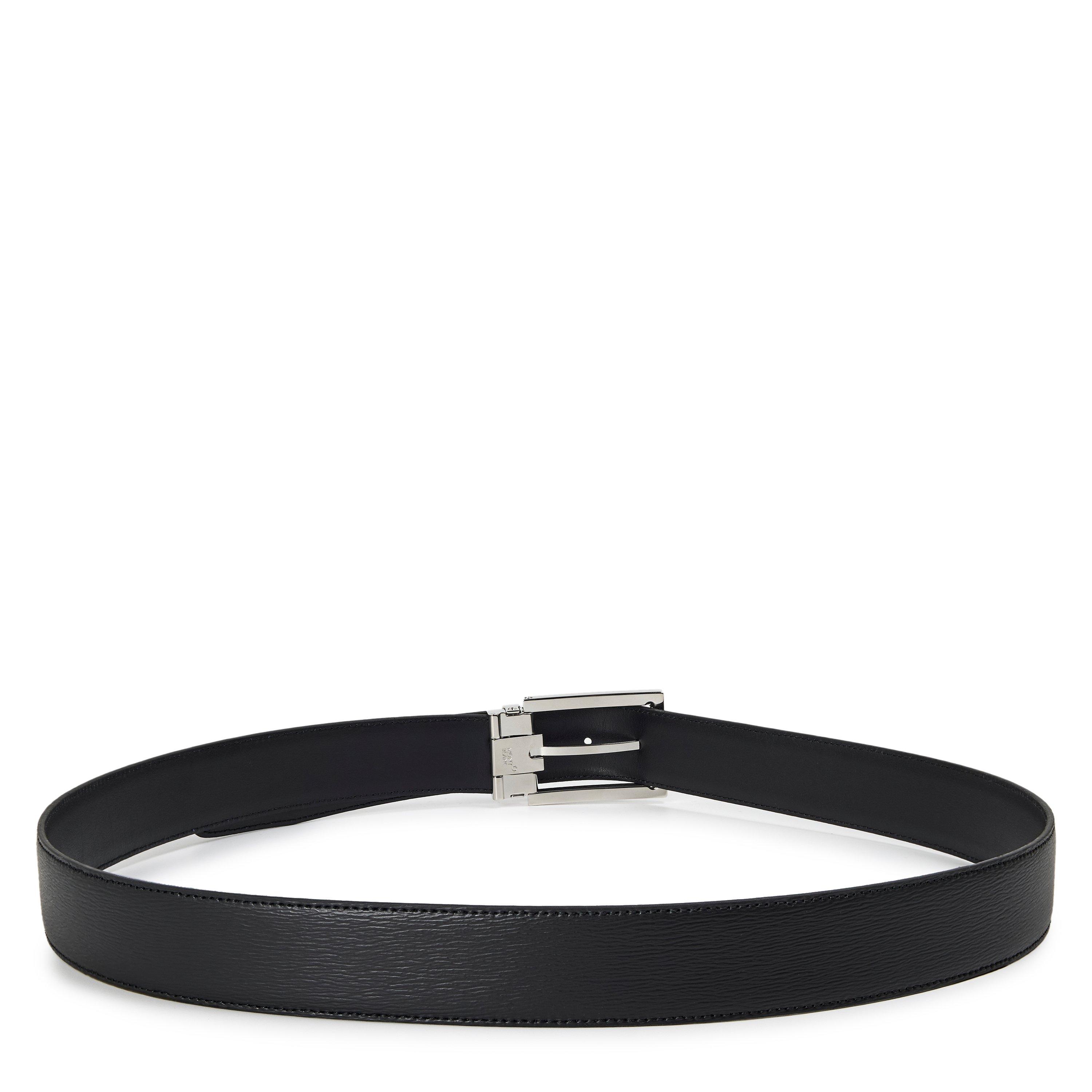 Black - Montblanc - MB 35 mm leather Blt Sn63 - 2