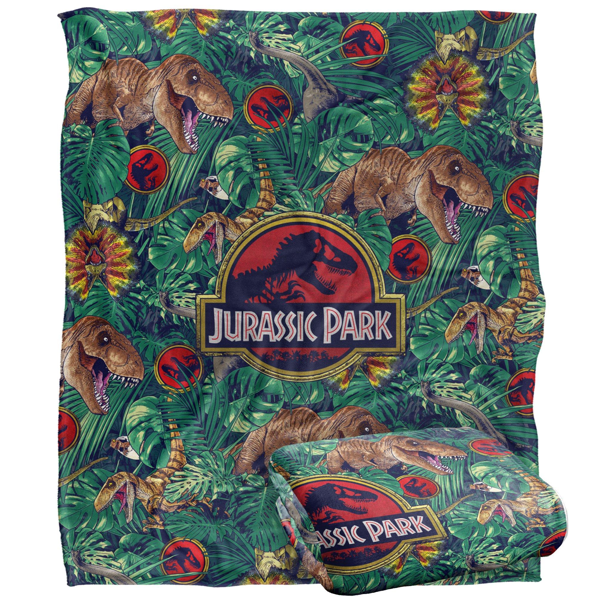Tropic T-Rex - Jurassic Park - Tropical T-Rex Blanket - 3