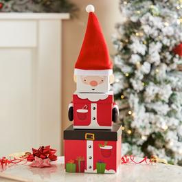 The Spirit Of Christmas SOC Set of 3 Santa Gift Boxes