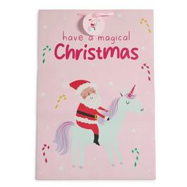 The Spirit Of Christmas SOC UUnicorn Jumbo Gift Bag