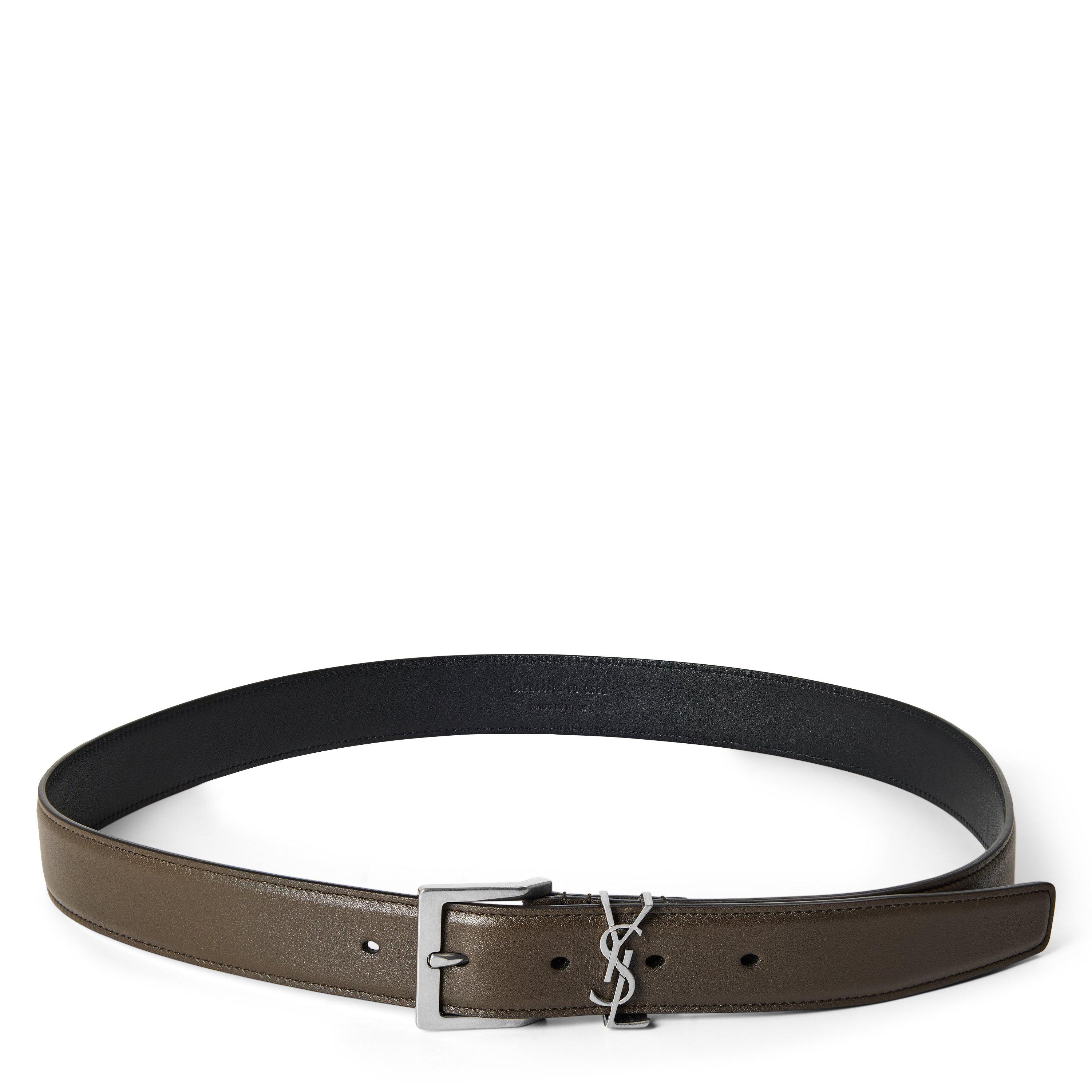 Brown - Saint Laurent - Saint Cass Belt Sn64 - 1