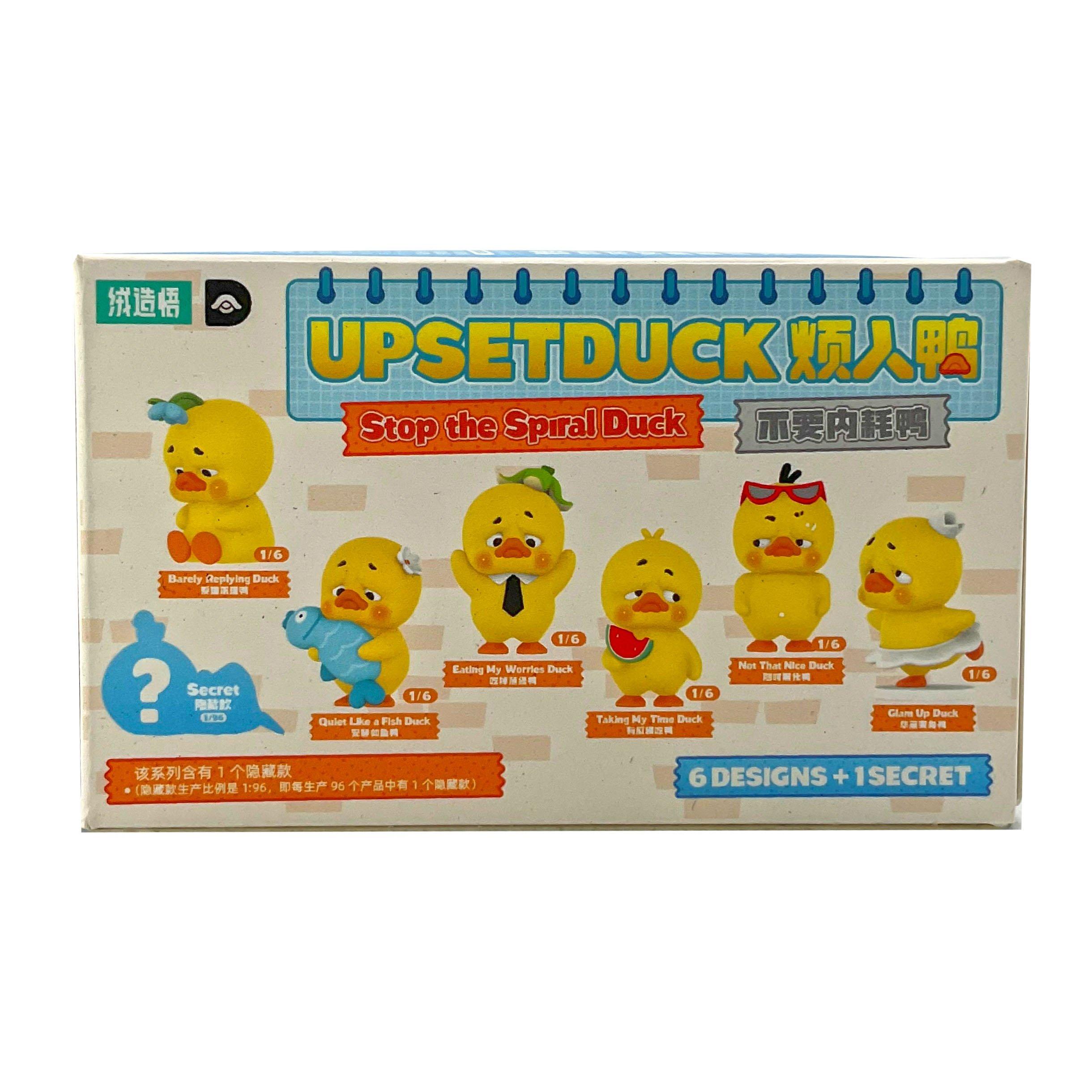 Multi - Blind Box Project - UpsetDuck Stop the Spiral Duck Figure Plush Toy - 7