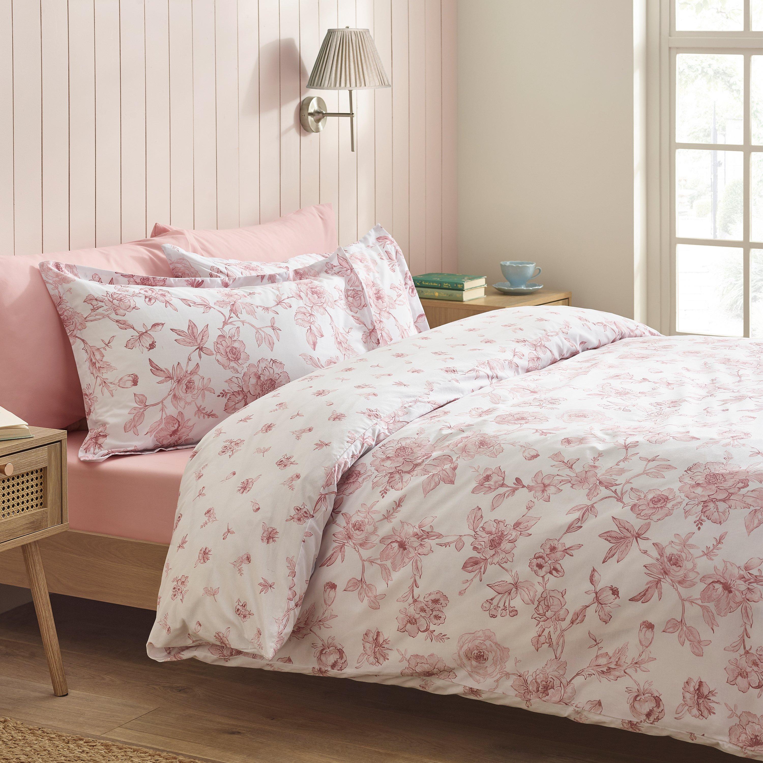 Pink - Catherine Lansfield - Mirabelle Duvet Cover Set - 1