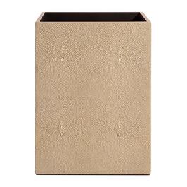 Posh Trading Co. Chelsea Waste Basket - Shagreen Natural