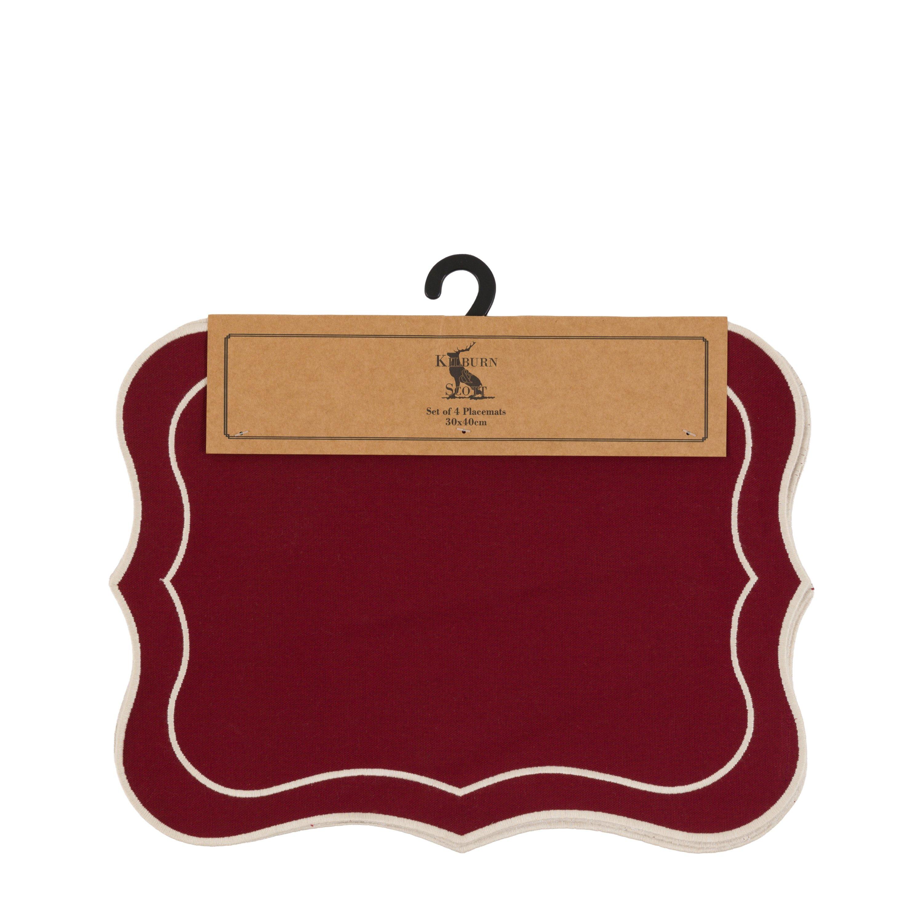 Red Scallop - Gallery - Heritage Scallop Recycled Cotton Placemat 30x40cm - 4
