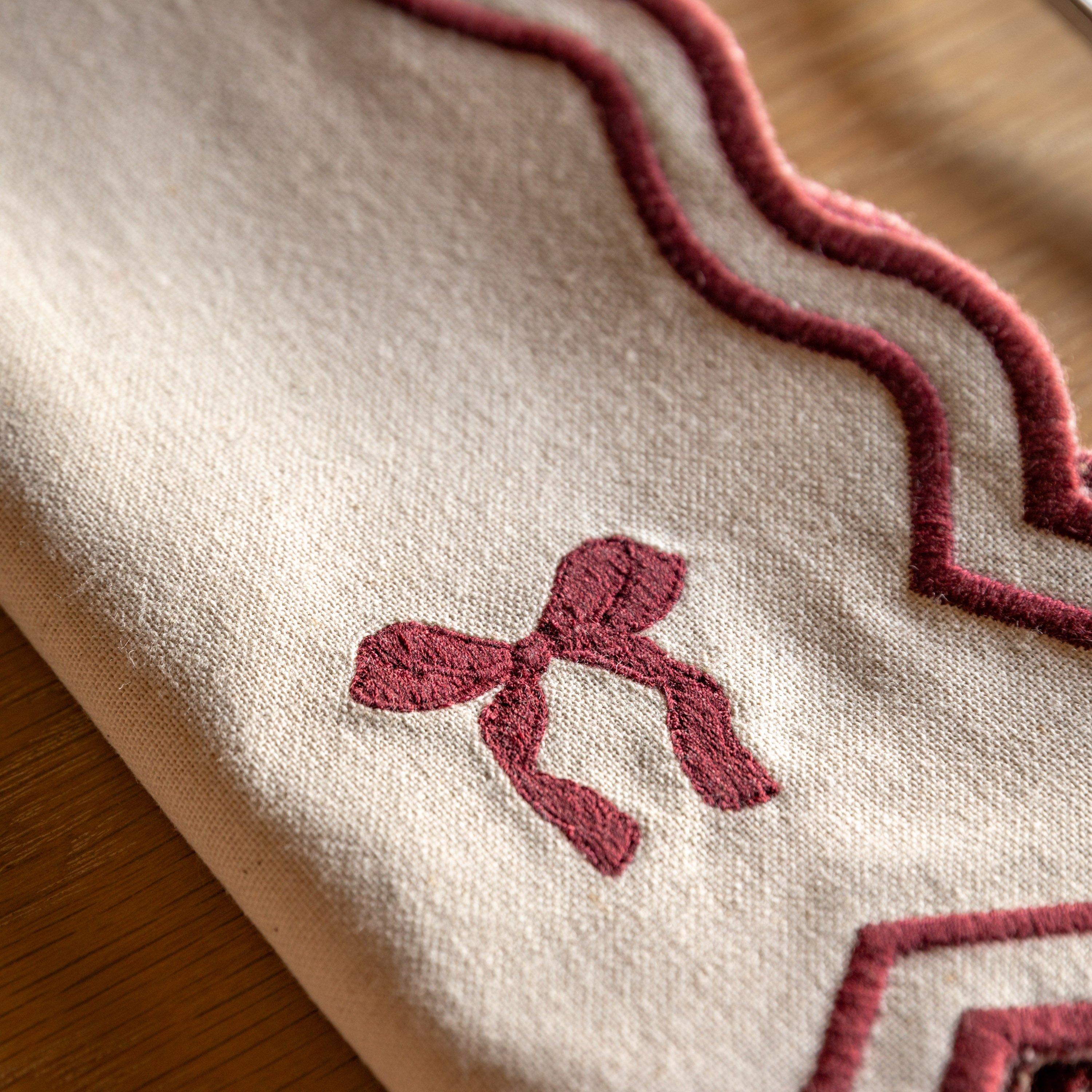 Red Scallop - Gallery - Gallery Napkin Set 88 - 3