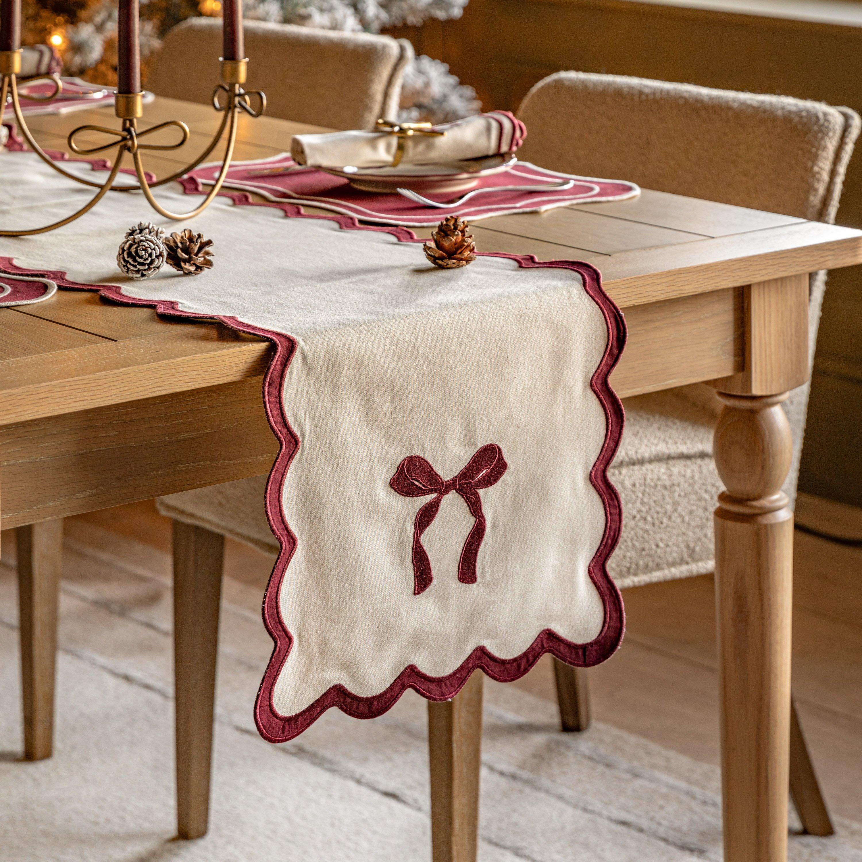 Red Scallop - Gallery - Gallery Table Runner 88 - 1