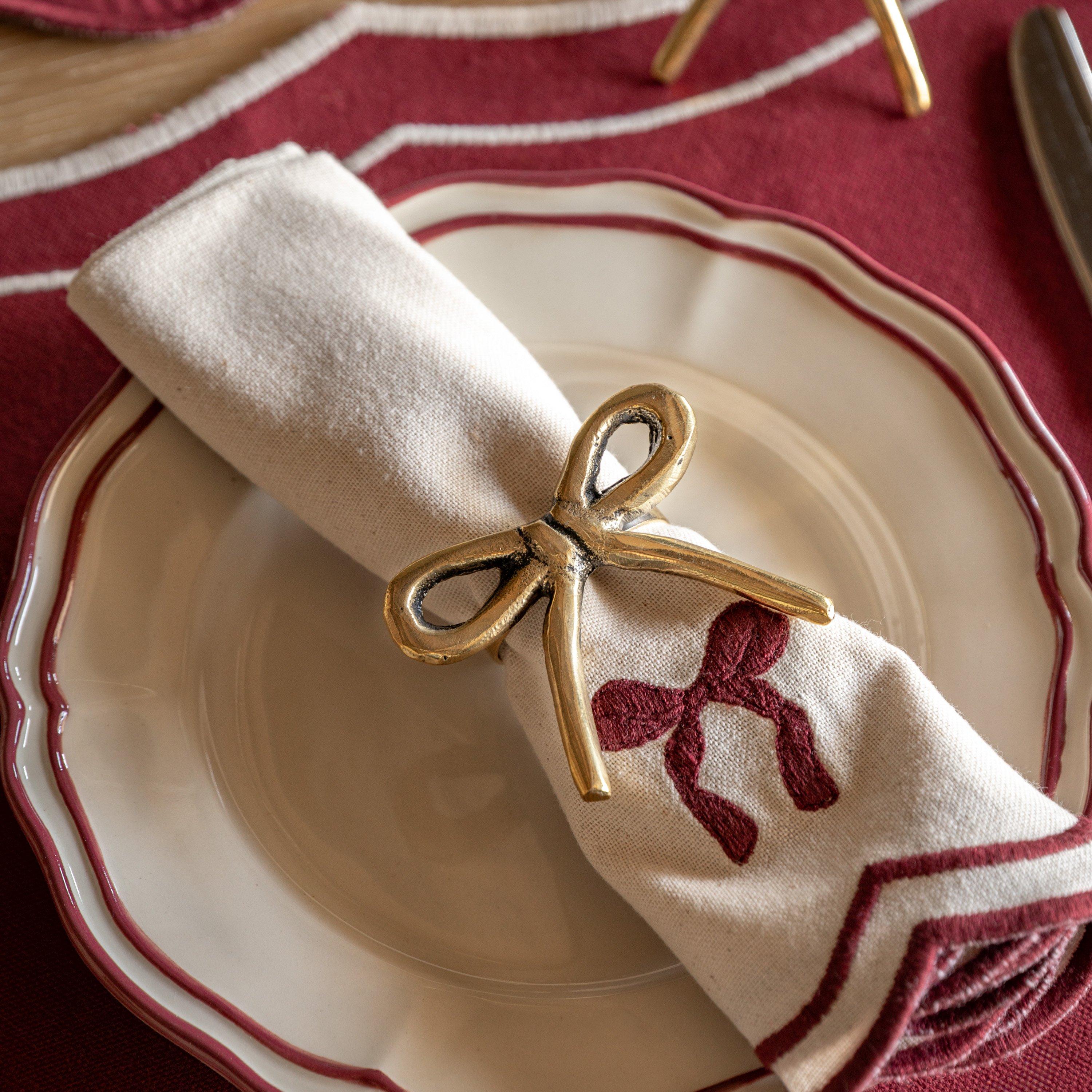 Gold - Gallery - Gallery Bow Napkin Rin 88 - 3