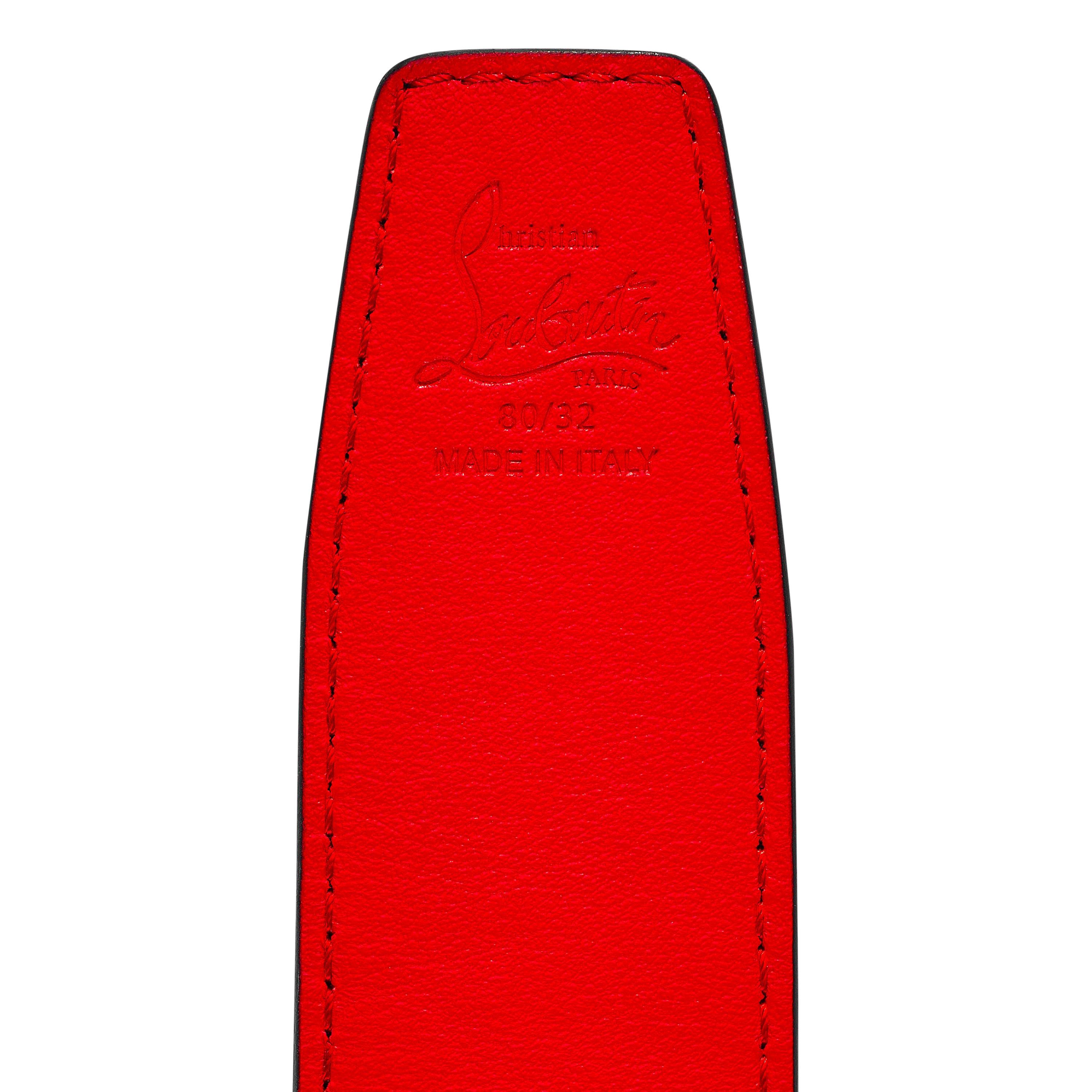 Black/Gold 3279 - Christian Louboutin - CL Logo Belt - 6