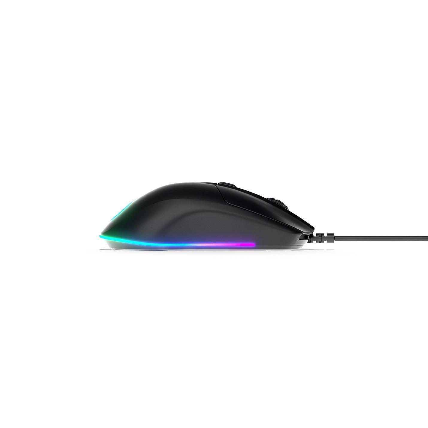 Nero - SteelSeries - Rival 3 RGB Gaming Mouse - 4