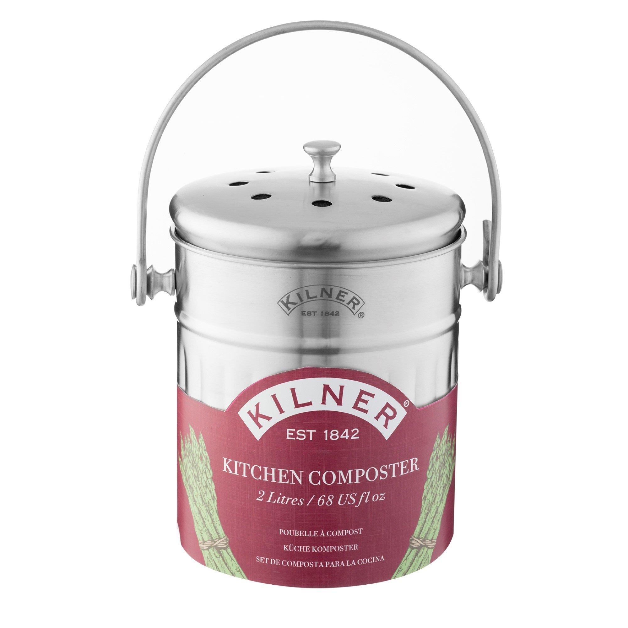 Roestvrij staal - Kilner - 2.0 Litre Kitchen Composter - 2