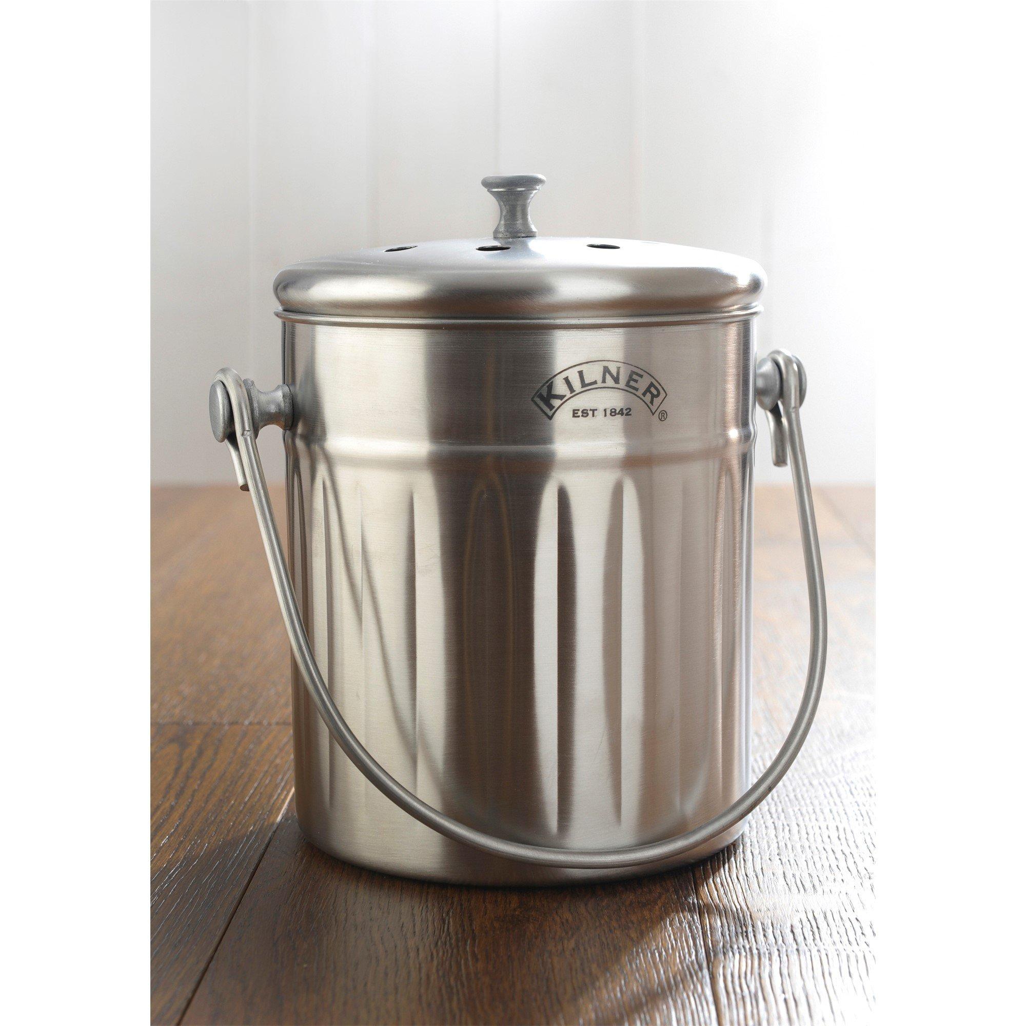 Roestvrij staal - Kilner - 2.0 Litre Kitchen Composter - 3