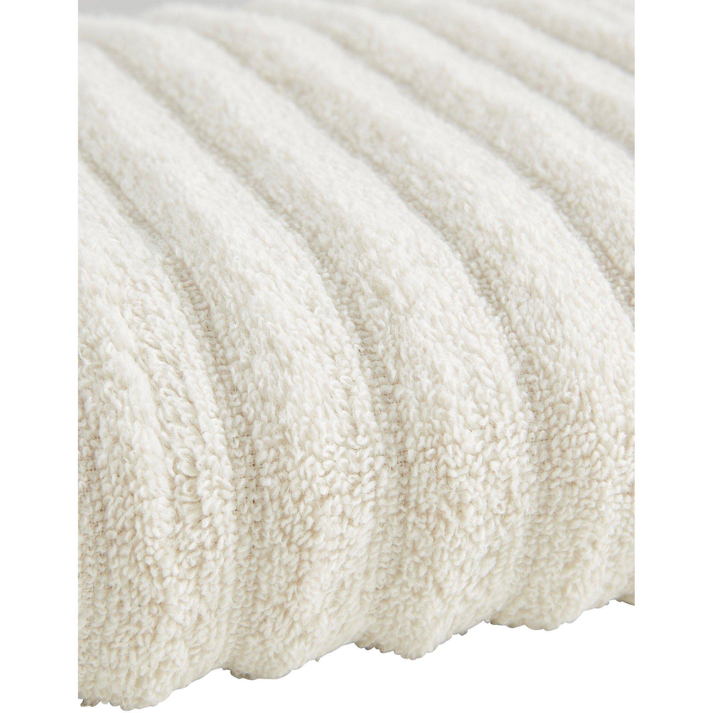 Natural - Homelife - Super Soft Ribbed Bath Towels - 2