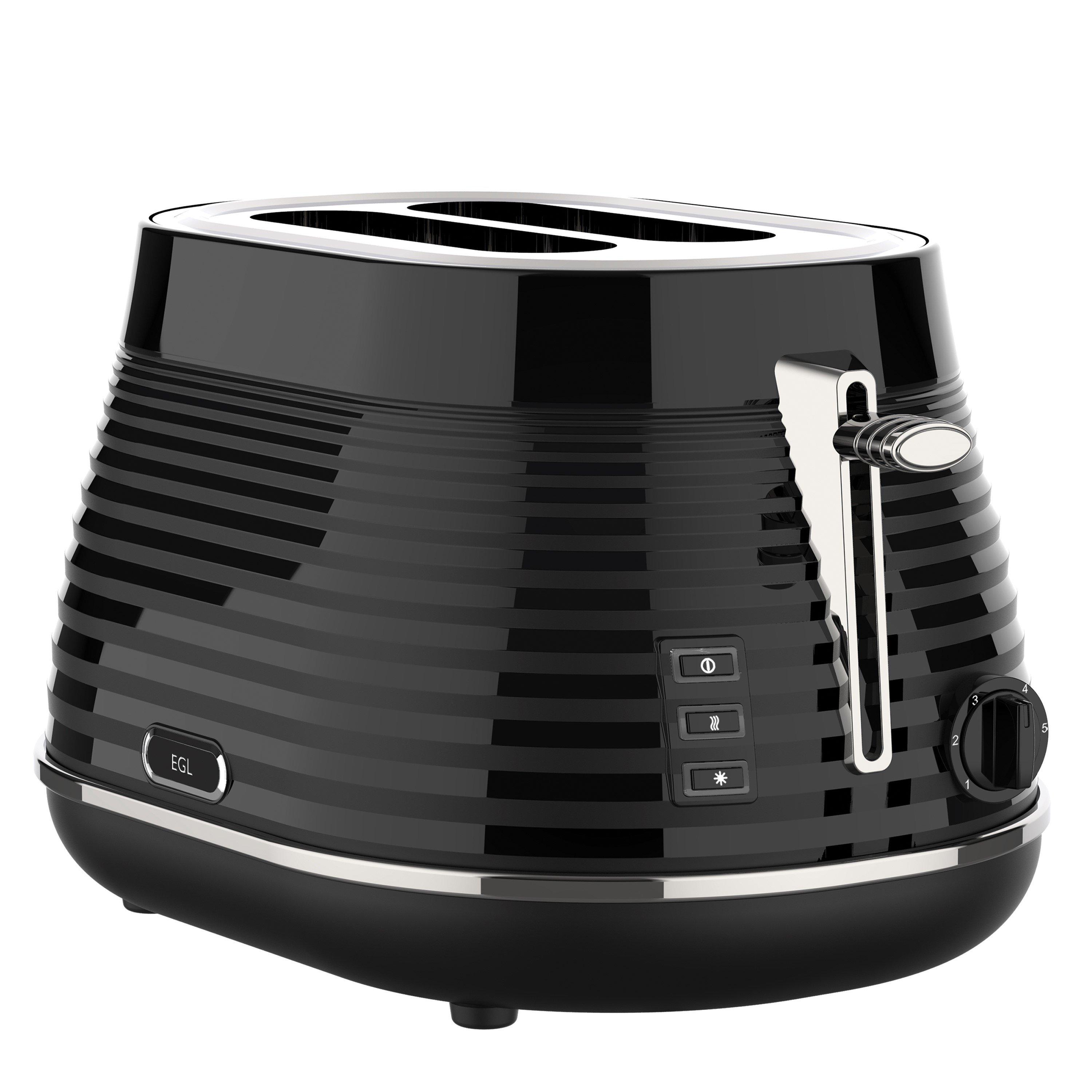 Black - Daewoo Electricals - Kettle and 2 Slice Toaster - Grey - 3