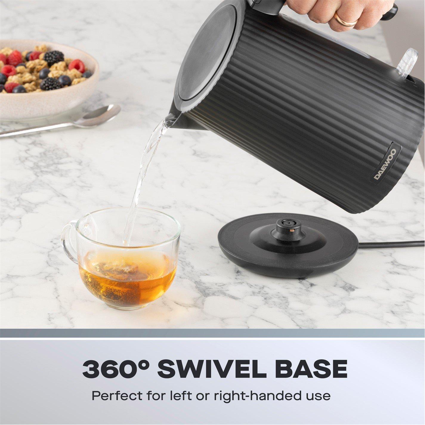 Black - Daewoo Electricals - Kettle and 4 Slice Toaster Twin Pack - 4