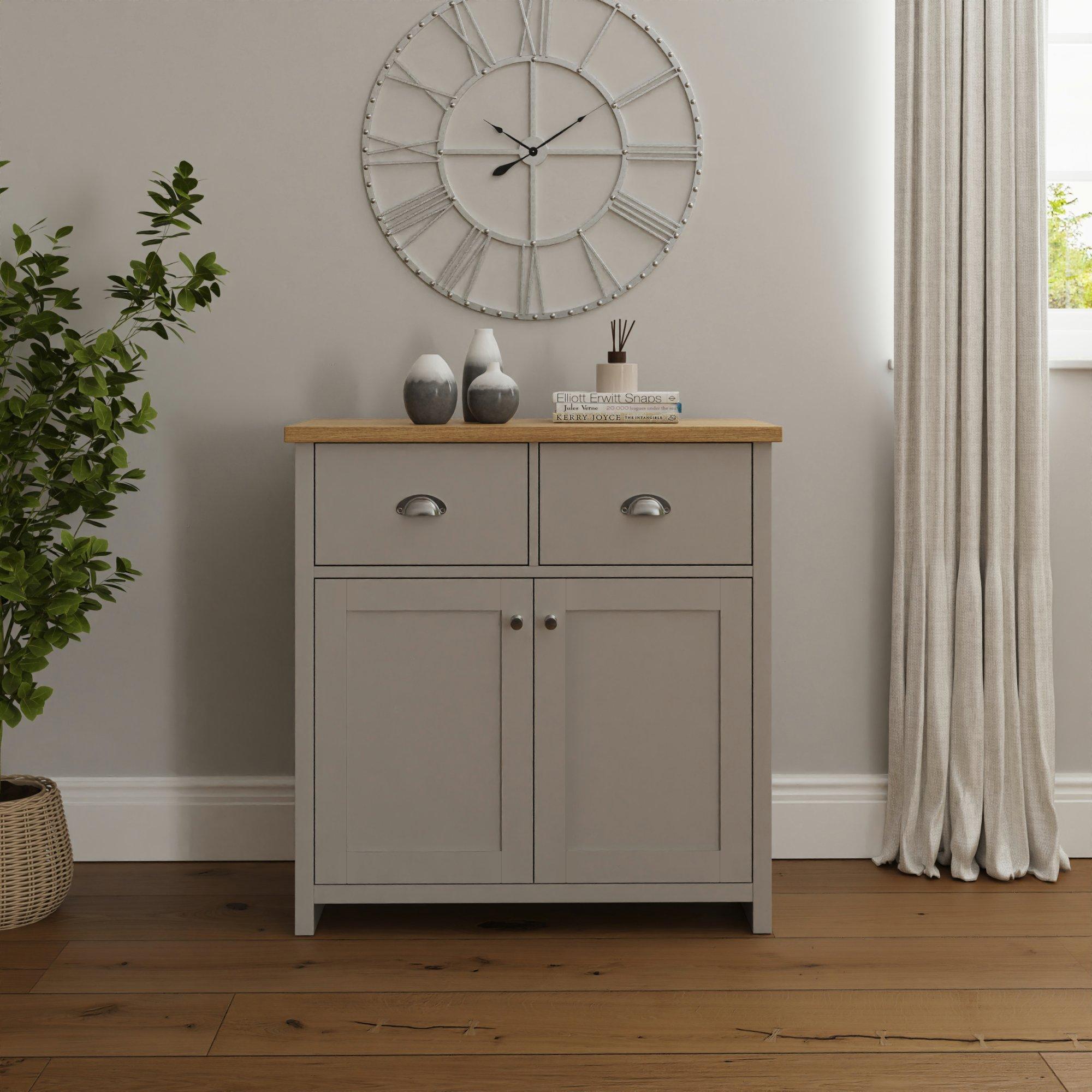 Grey - GFW - GFW Lancaster Compact Sideboard - 1