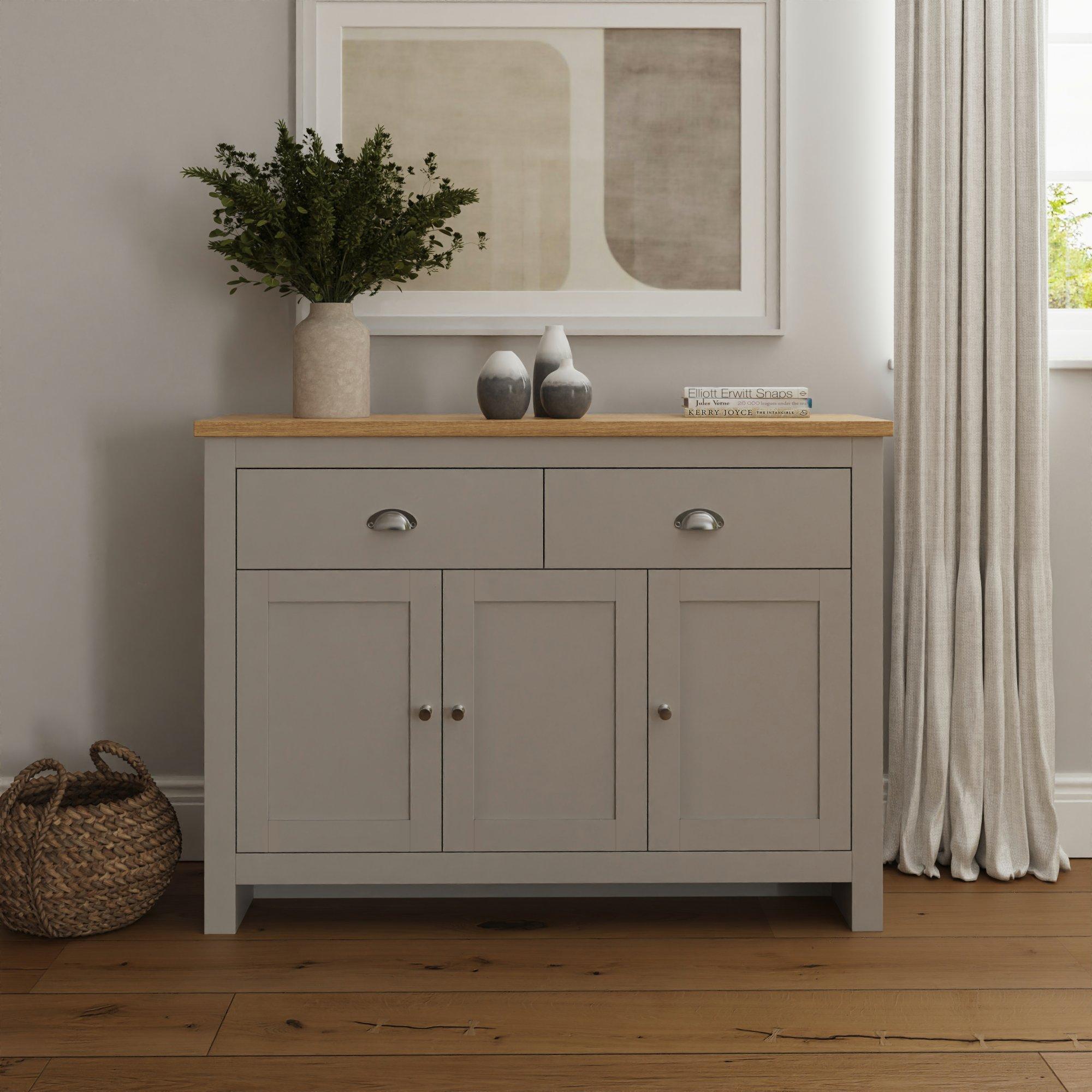 Grey - GFW - Lancaster Large Sideboard - 1