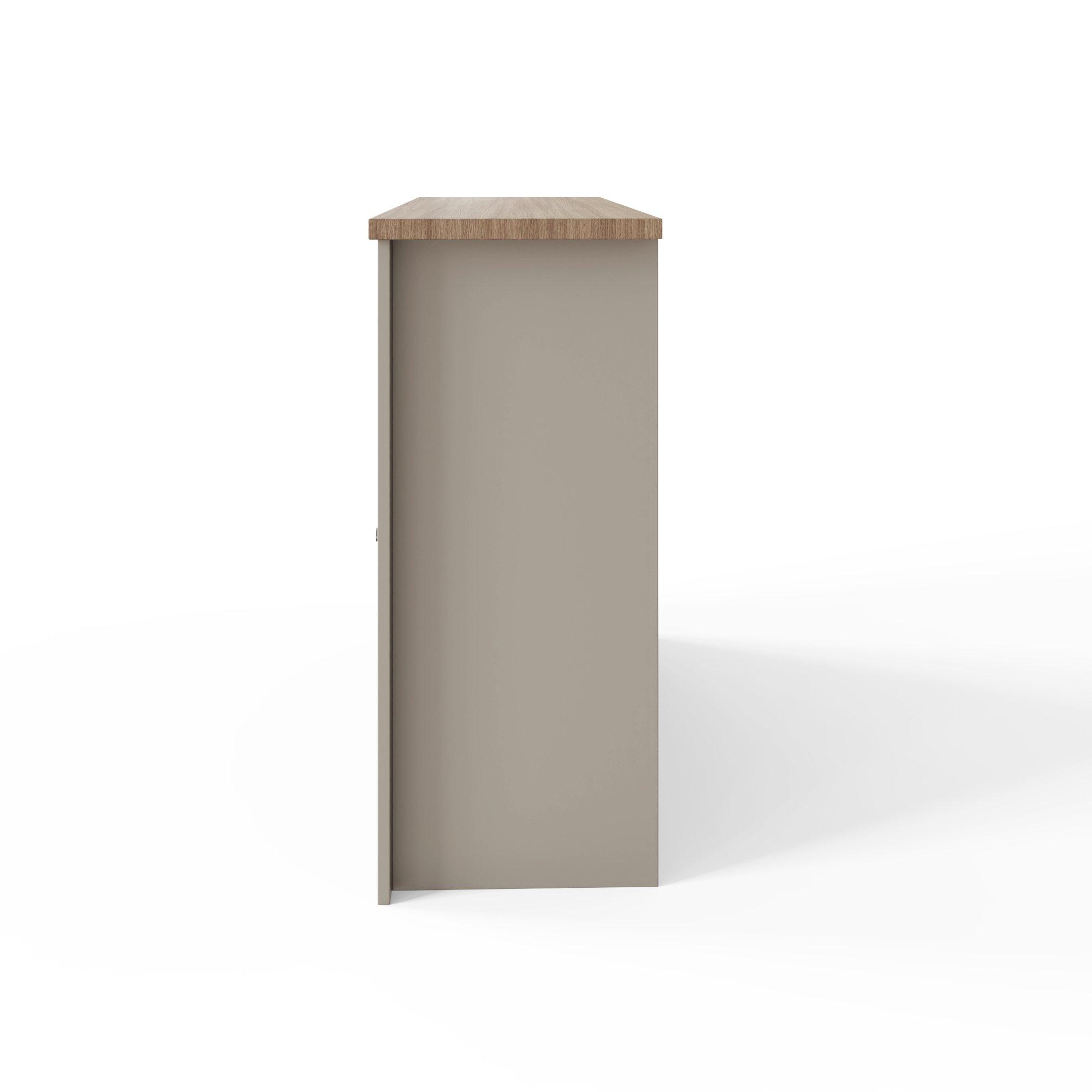 Grey - GFW - GFW Lancaster Large Sideboard - 6