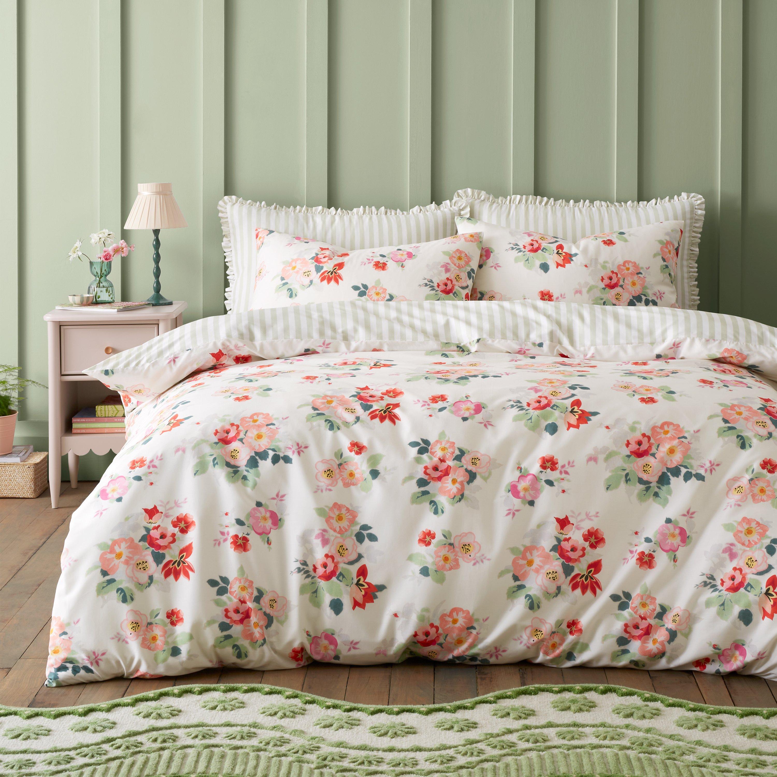 Green - Cath Kidston - Floral Bunches Duvet Cover Set - 1
