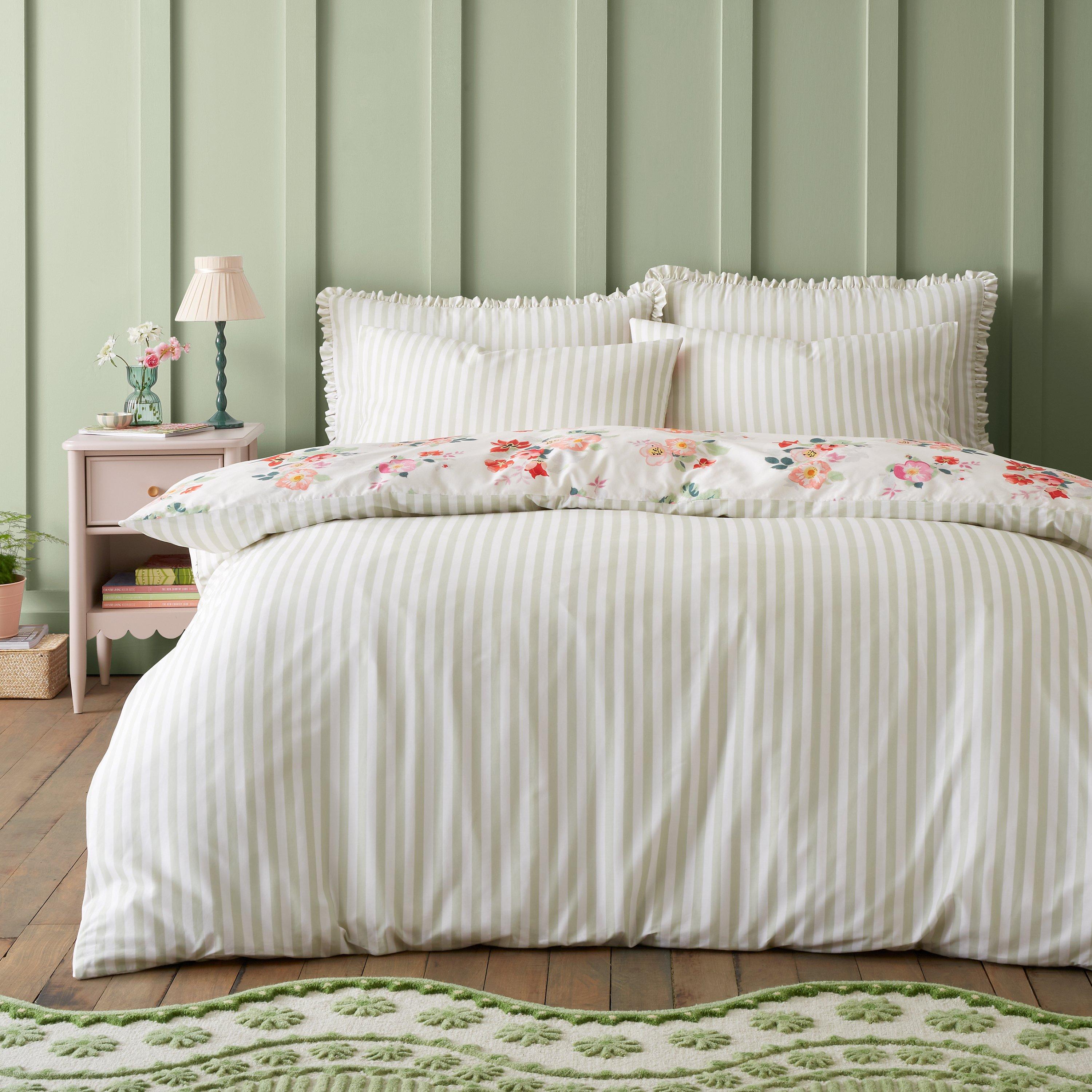 Green - Cath Kidston - Floral Bunches Duvet Cover Set - 2
