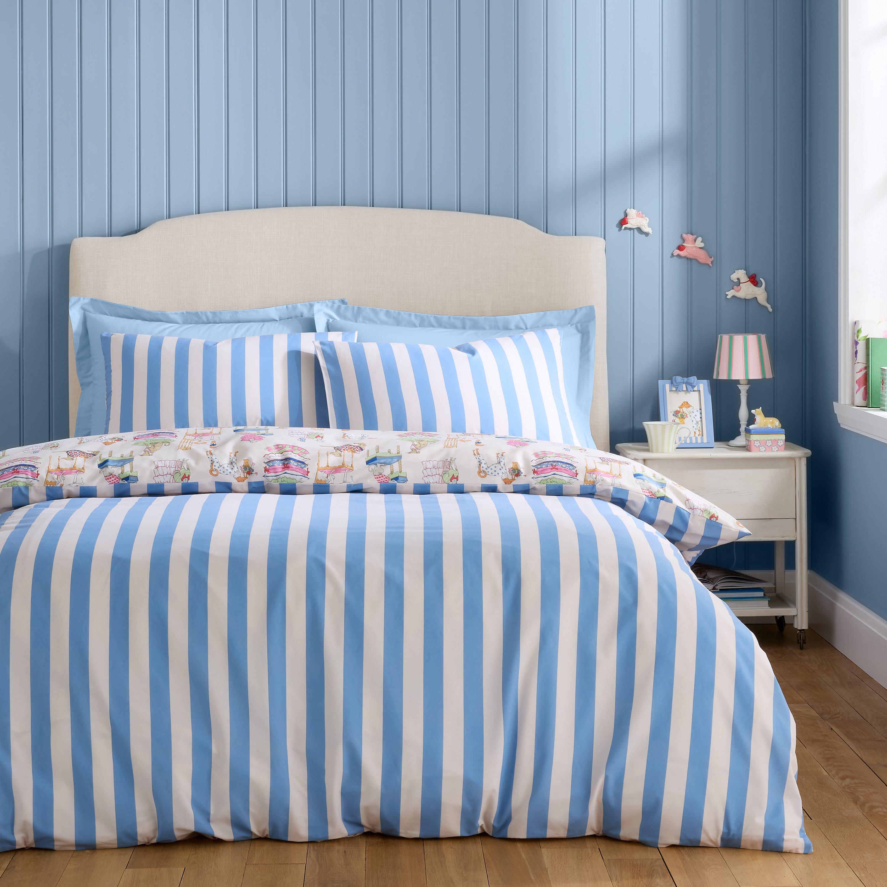 Blue - Cath Kidston - Hackney Dogs Duvet Cover Set - 2