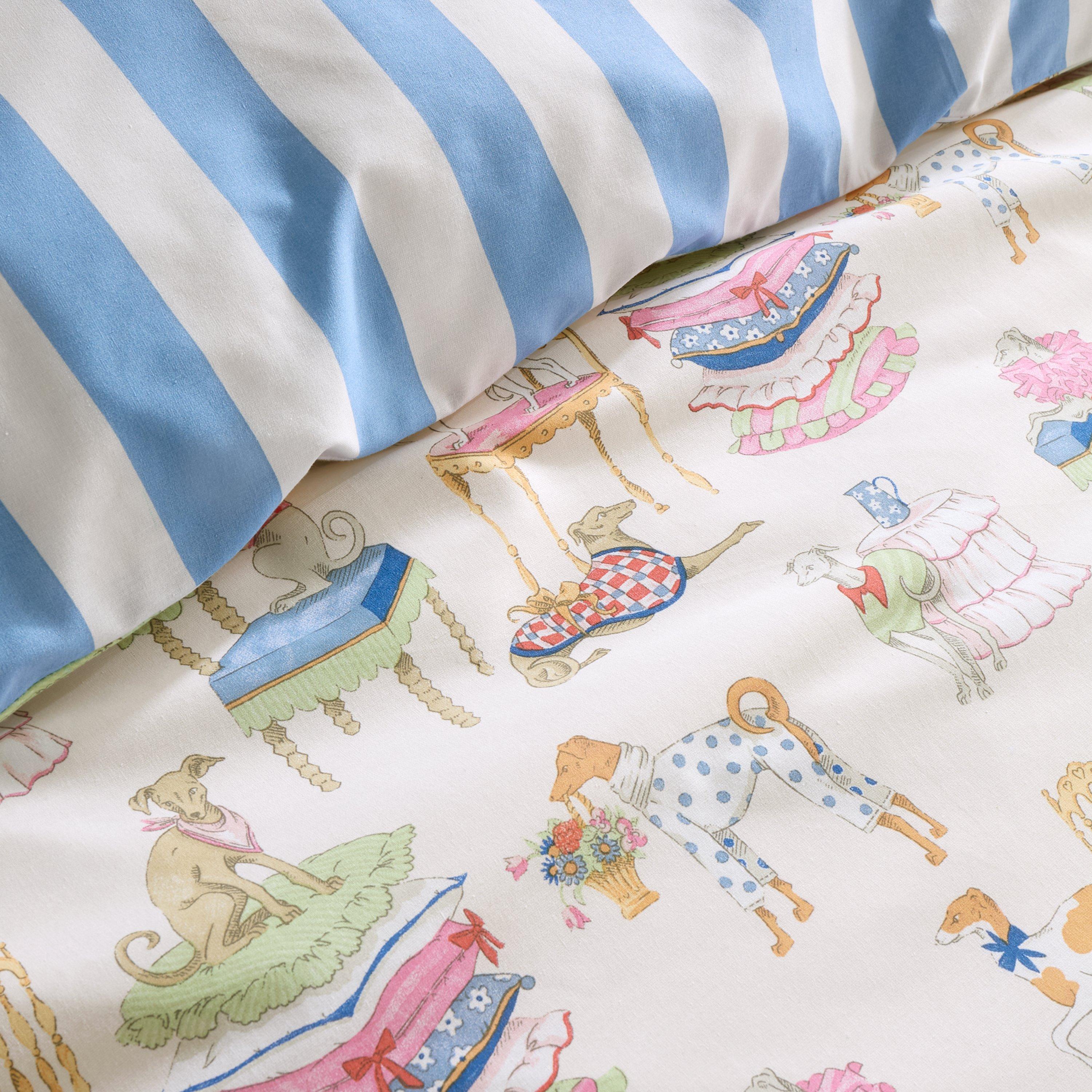 Blue - Cath Kidston - Hackney Dogs Duvet Cover Set - 4