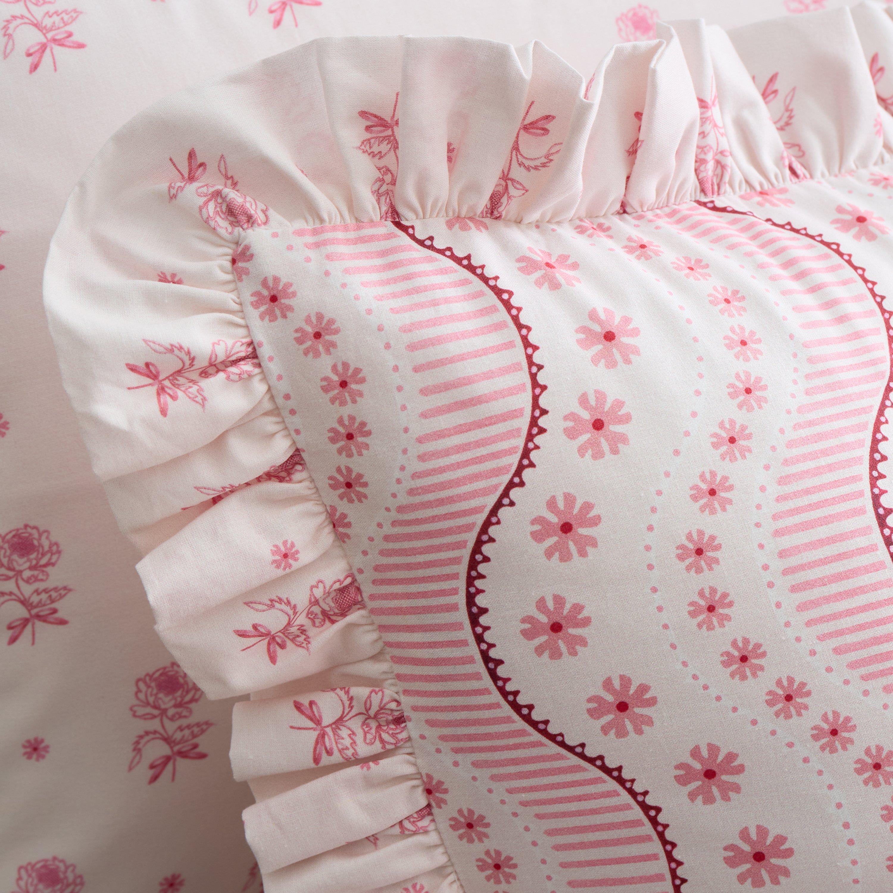 Pink - Cath Kidston - Spitalfield Silk Stripe Duvet Cover Set - 4