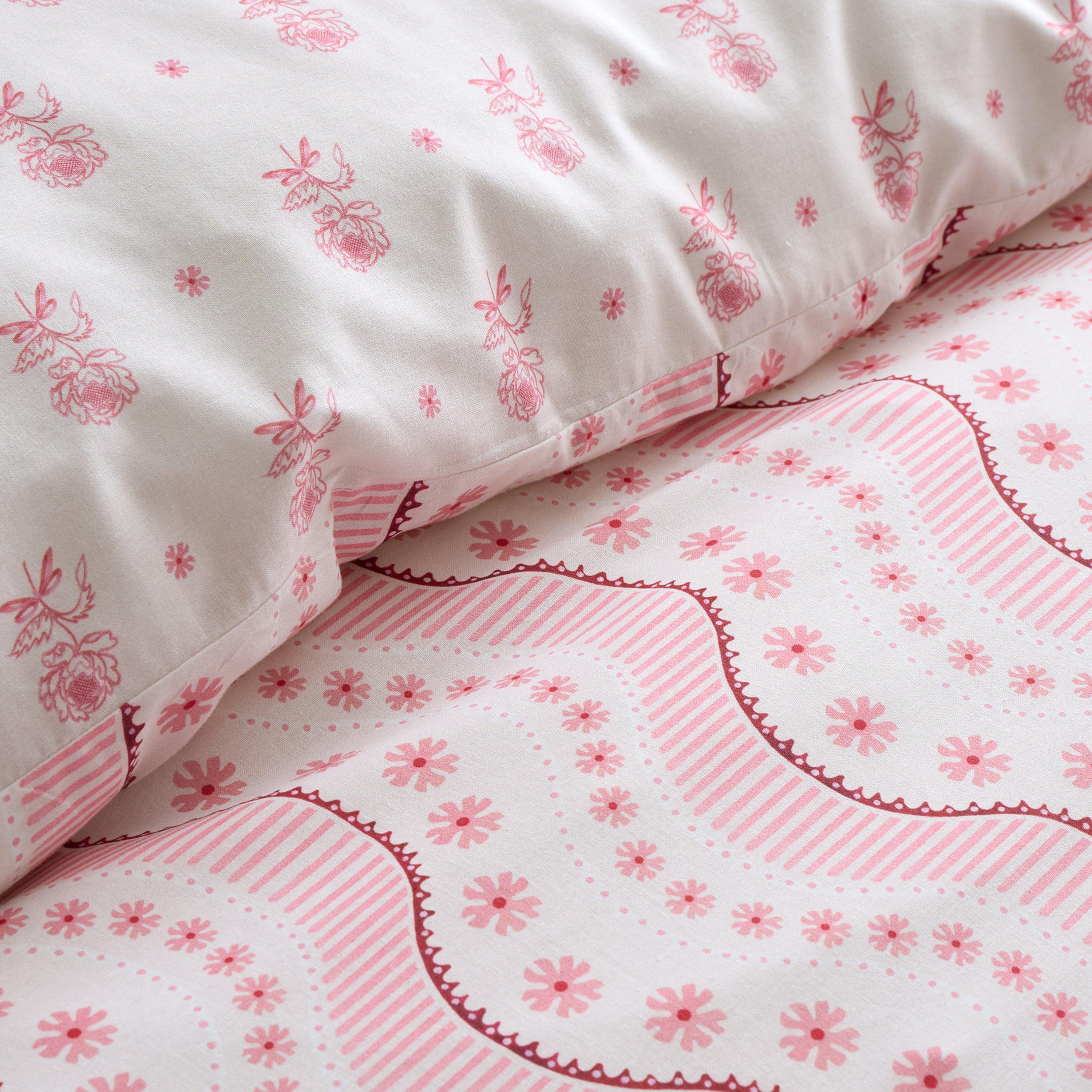 Pink - Cath Kidston - Spitalfield Silk Stripe Duvet Cover Set - 5