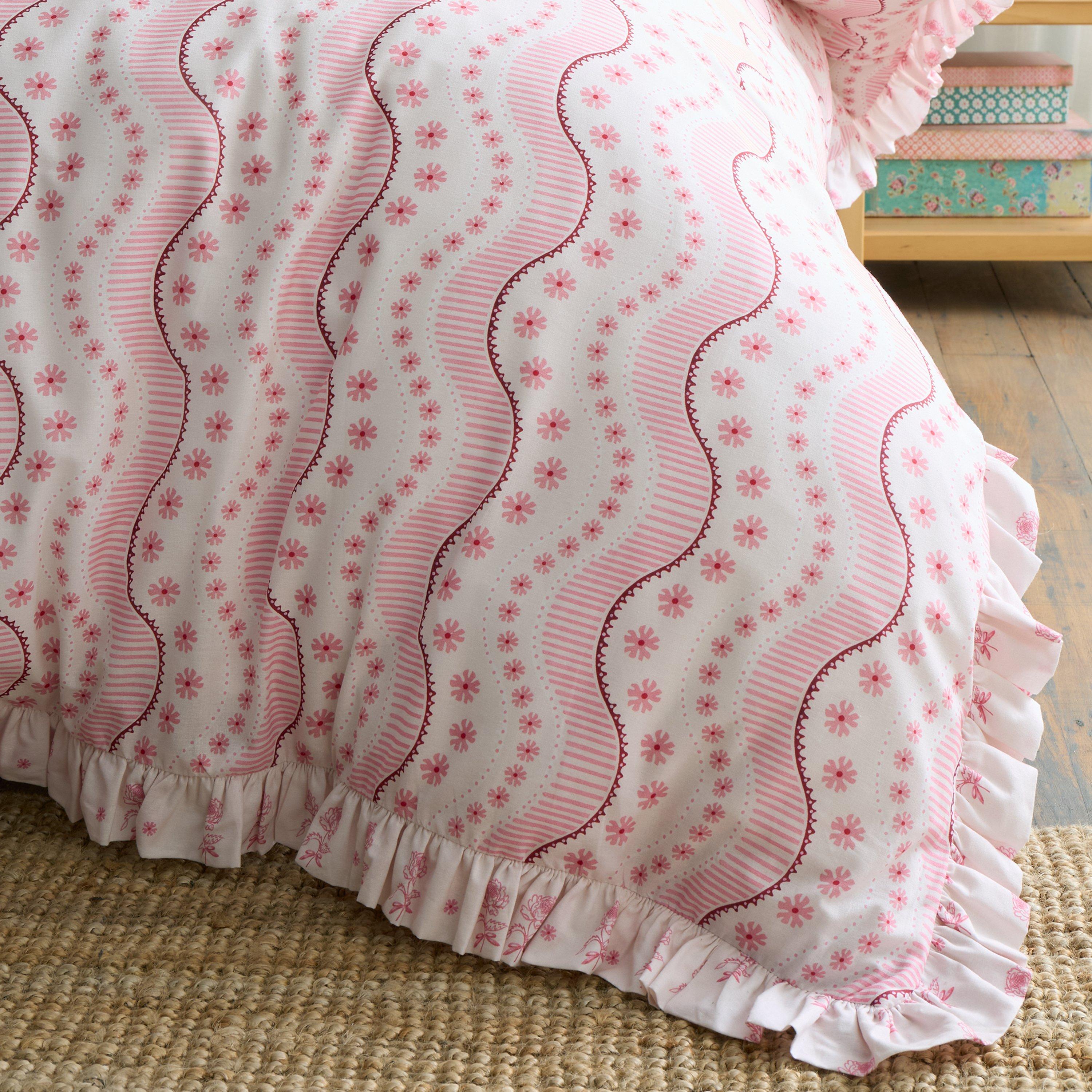 Pink - Cath Kidston - Spitalfield Silk Stripe Duvet Cover Set - 6