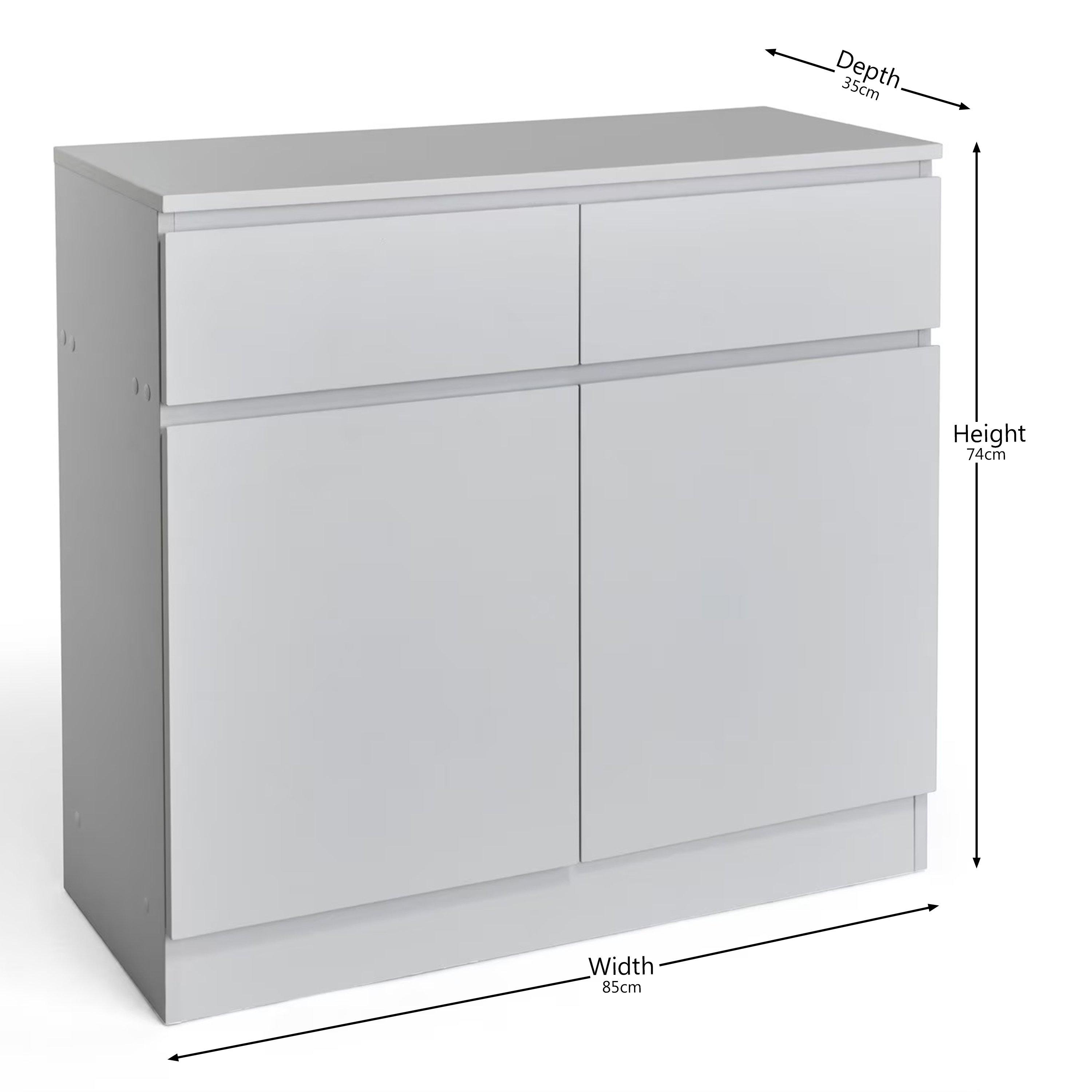 White - Homelife - Locke Sideboard - 5
