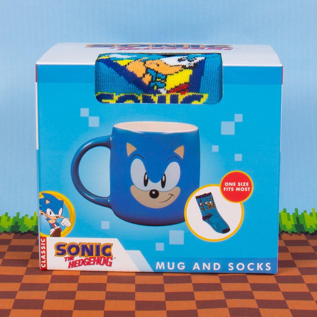 Multi - Sonic the Hedgehog - Sonic Mug and Sock Set - 3