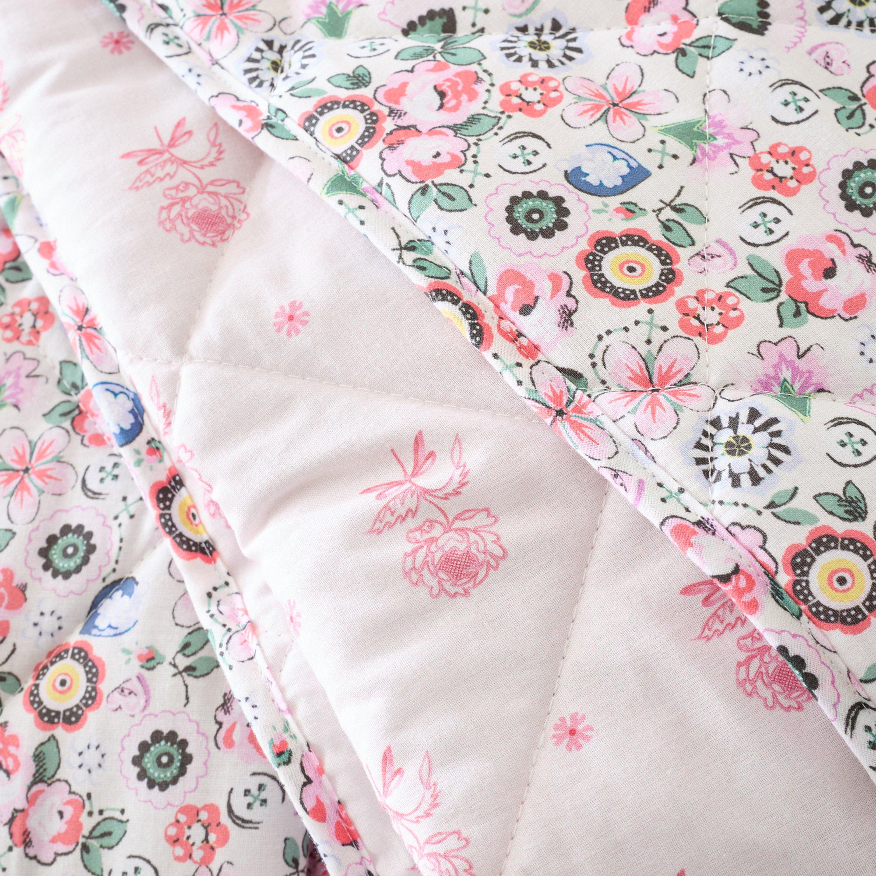Pink - Cath Kidston - Pearly Queen Ditsy Bedspread - 5