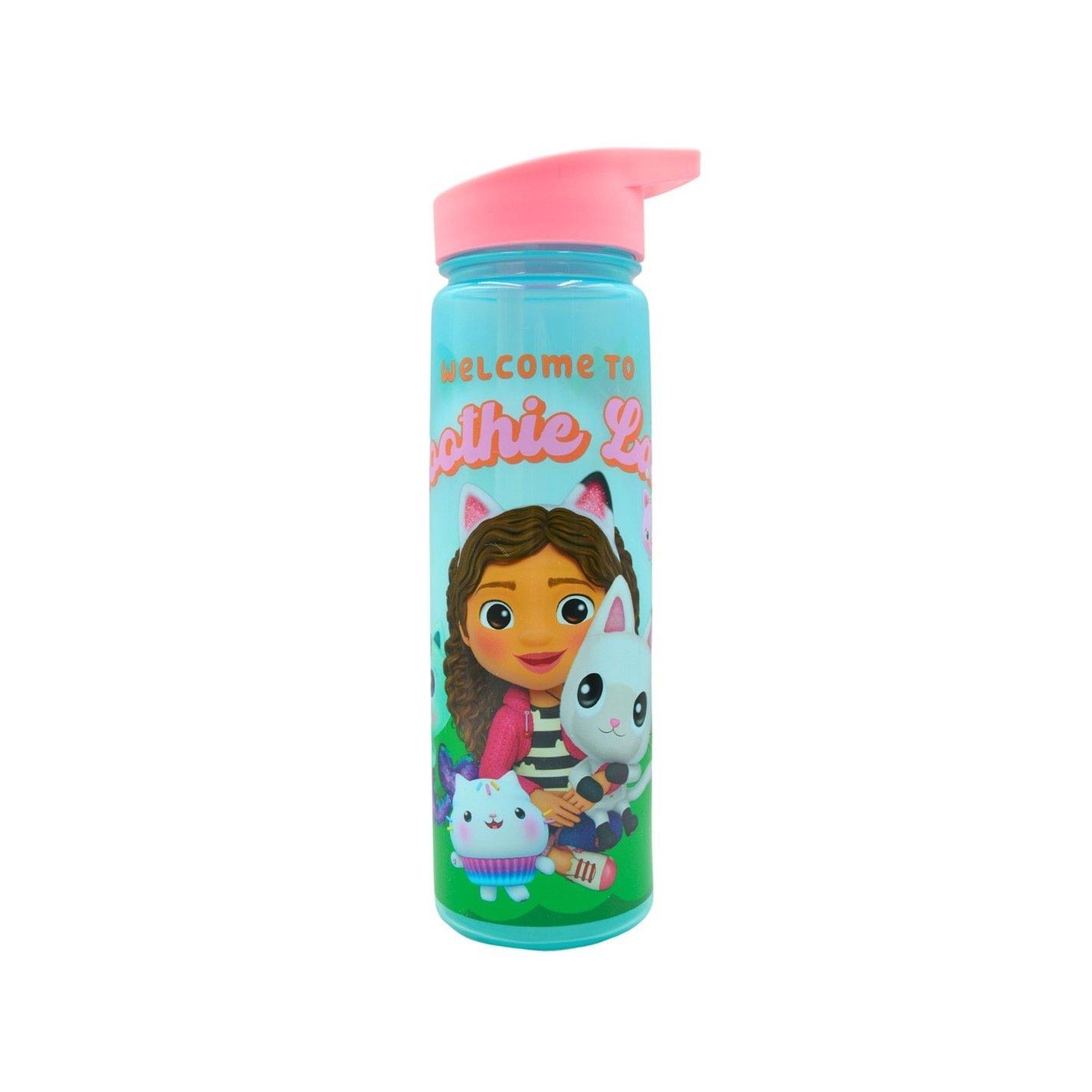 Multi - Gabbys Dollhouse - HOX Gabbys Dollhouse 600ml Water Bottle Flask With Straw - 1
