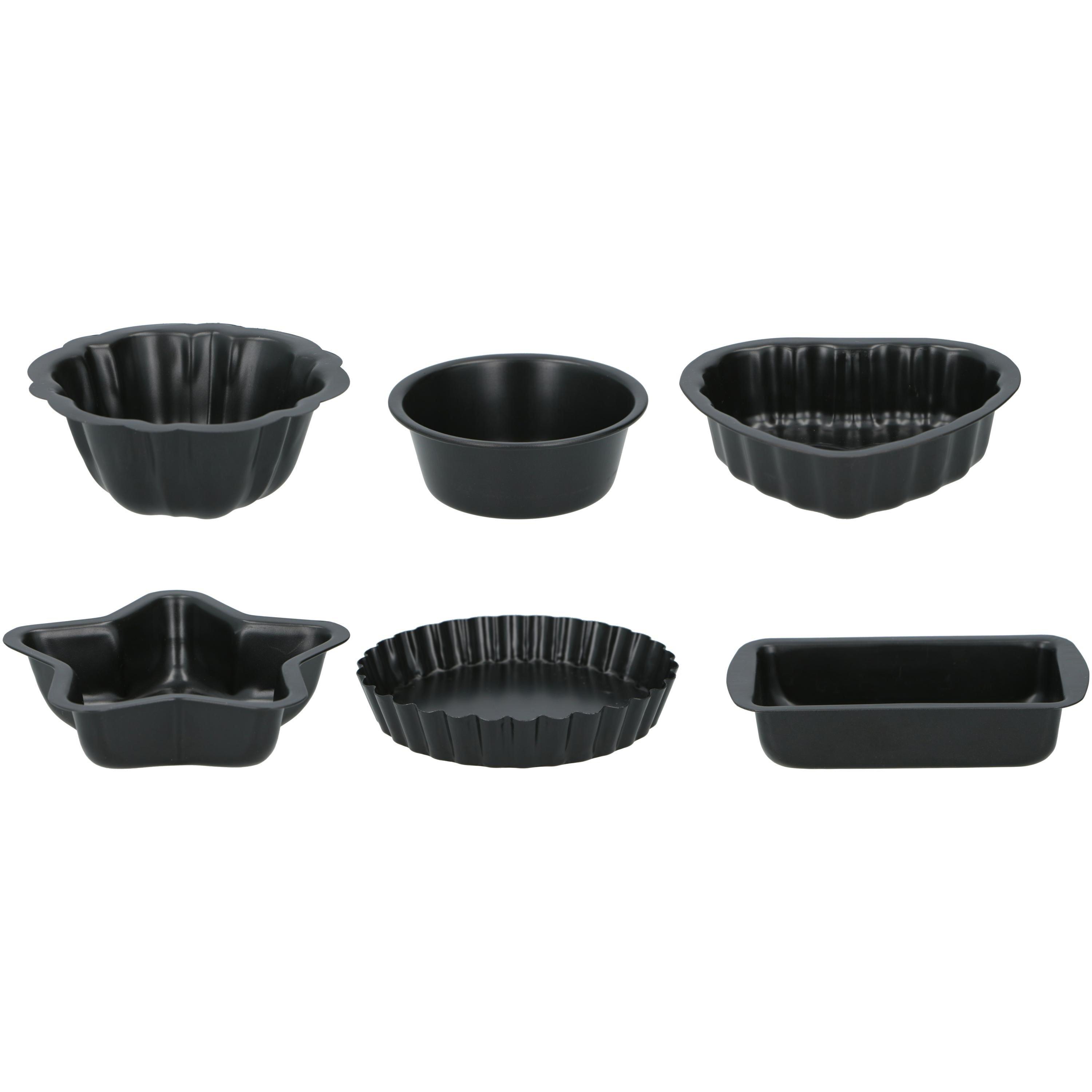 Black - Alpina - Mini Muffin Baking Trays - 1