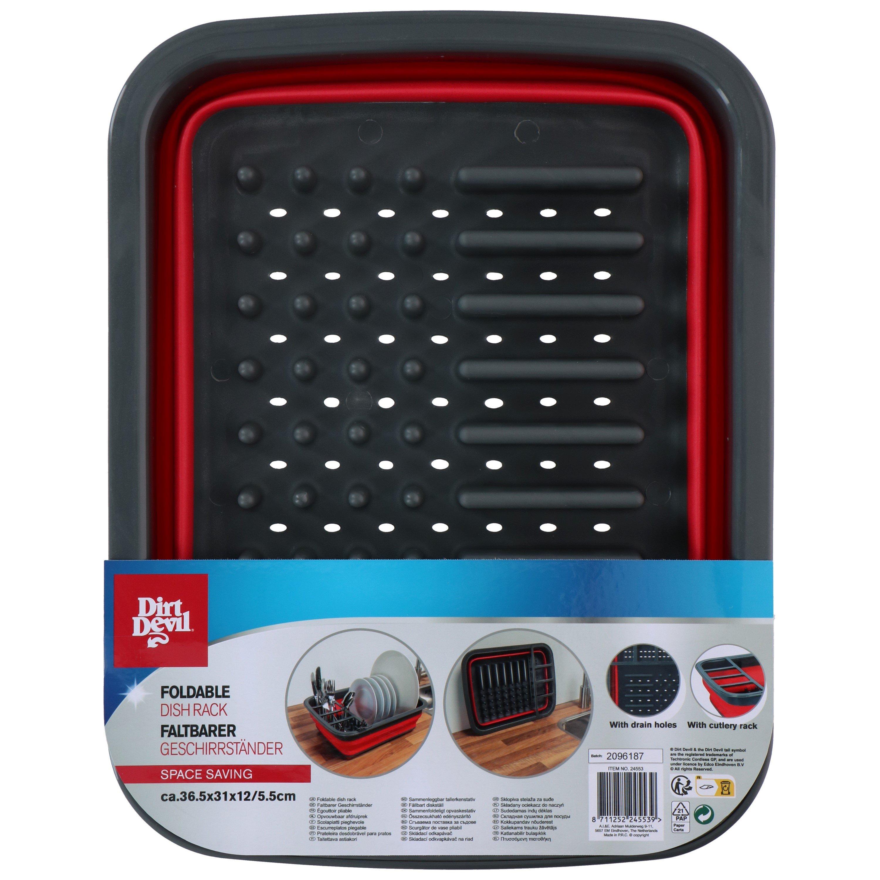 Multi - Alpina - DIRT DEVIL Foldable Dish Drainer 37.8x29.5x5.1cm - 2