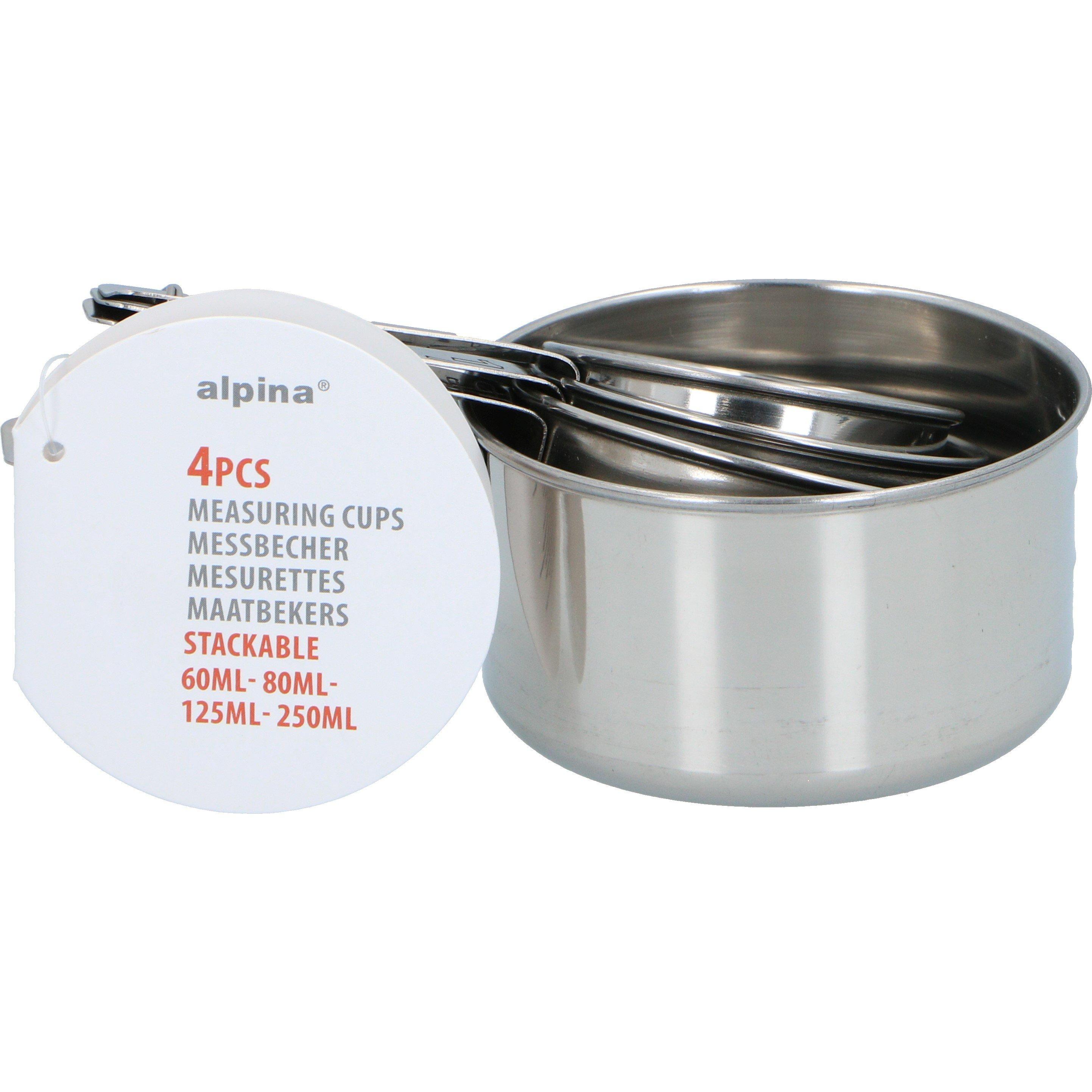 Meerkleurig - Alpina - ALPINA Measuring Cup Stackable 4pc - 1
