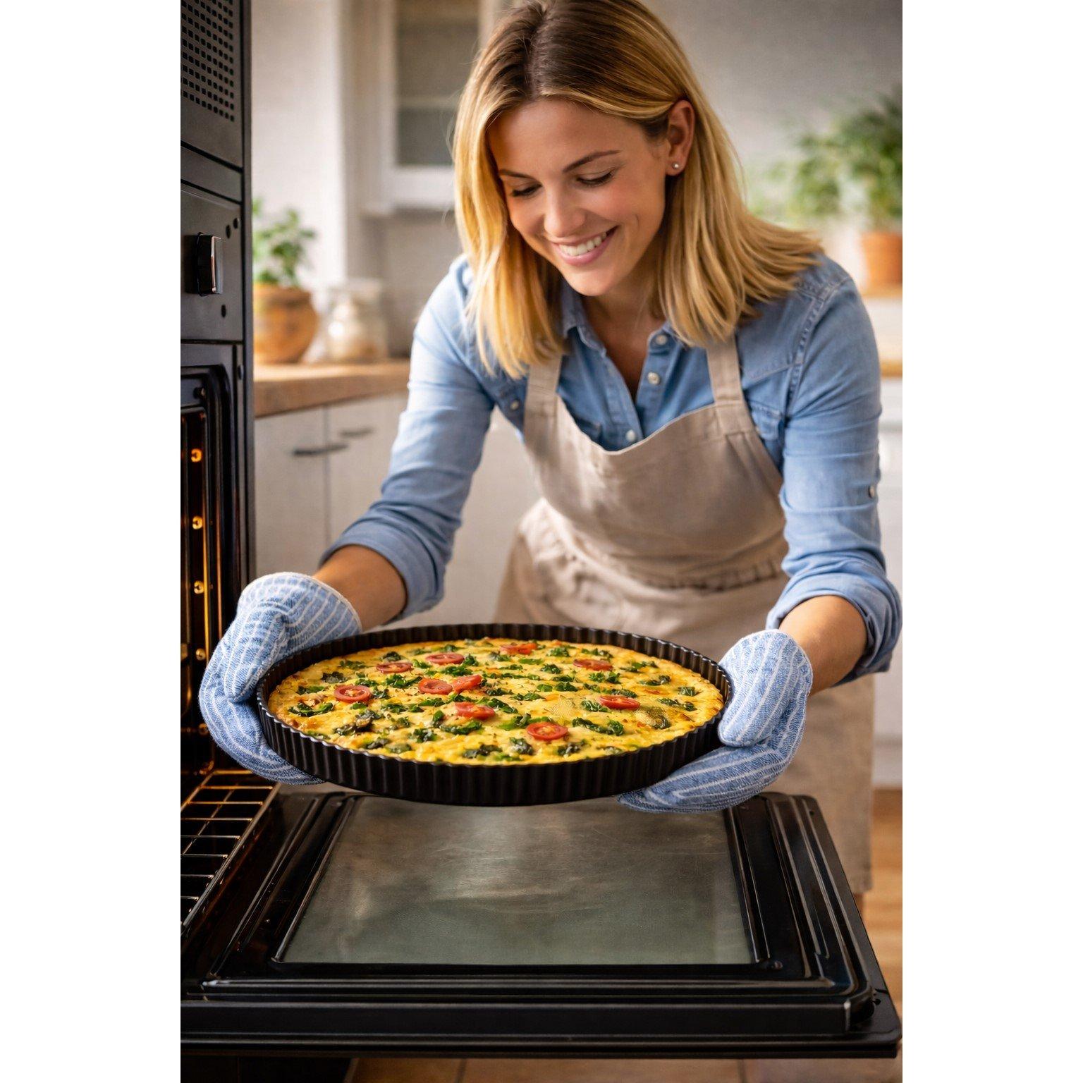Meerkleurig - Alpina - ALPINA Quiche Form 28x3cm Non-Stick Coating - 2