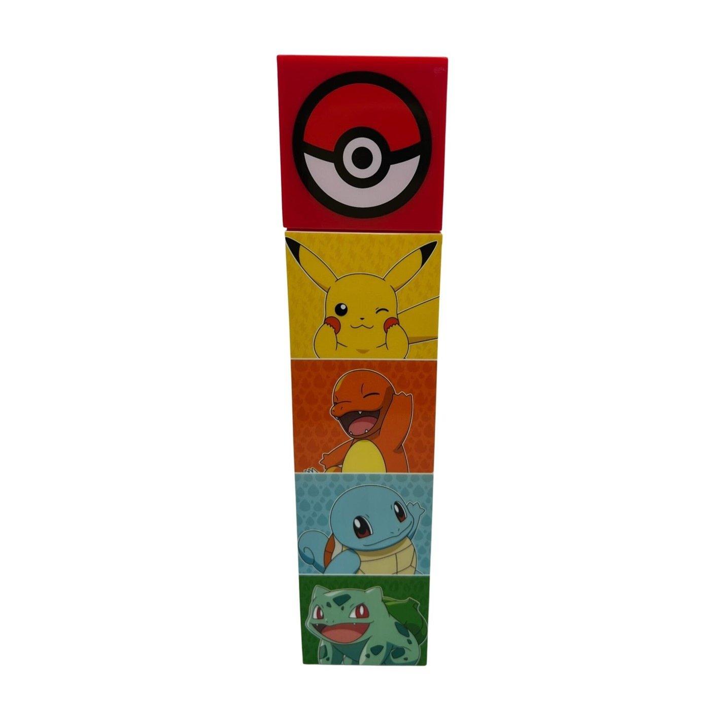 Pokemon Square Reusable BPA free Kids Water Bottle with screw lid - 630ml