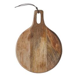 Mica chopping board round brown FSC 100%
